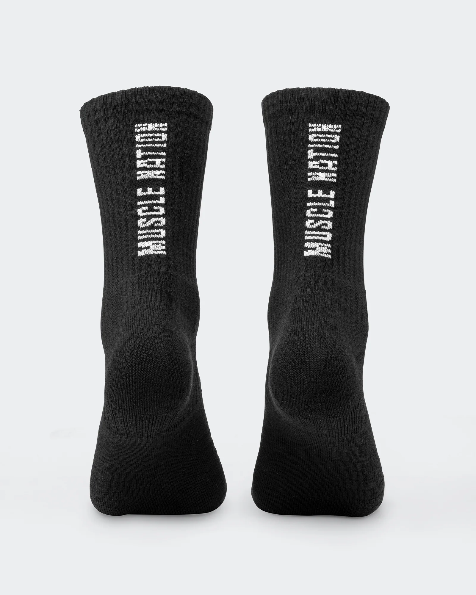 Mens Trainer Crew Sock - 2Pack Black /White Multi - Image 3