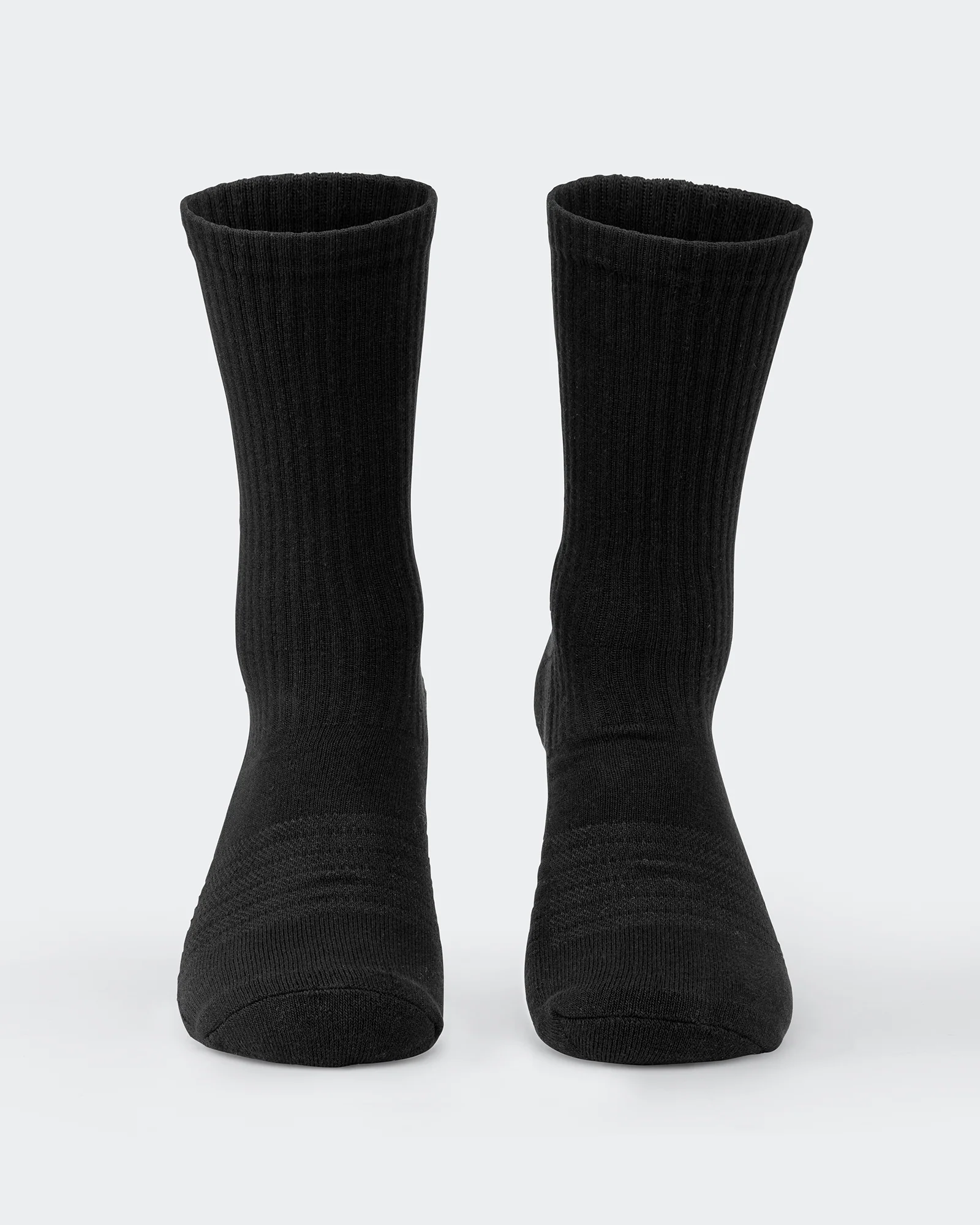Mens Trainer Crew Sock - 2Pack Black /White Multi - Image 5