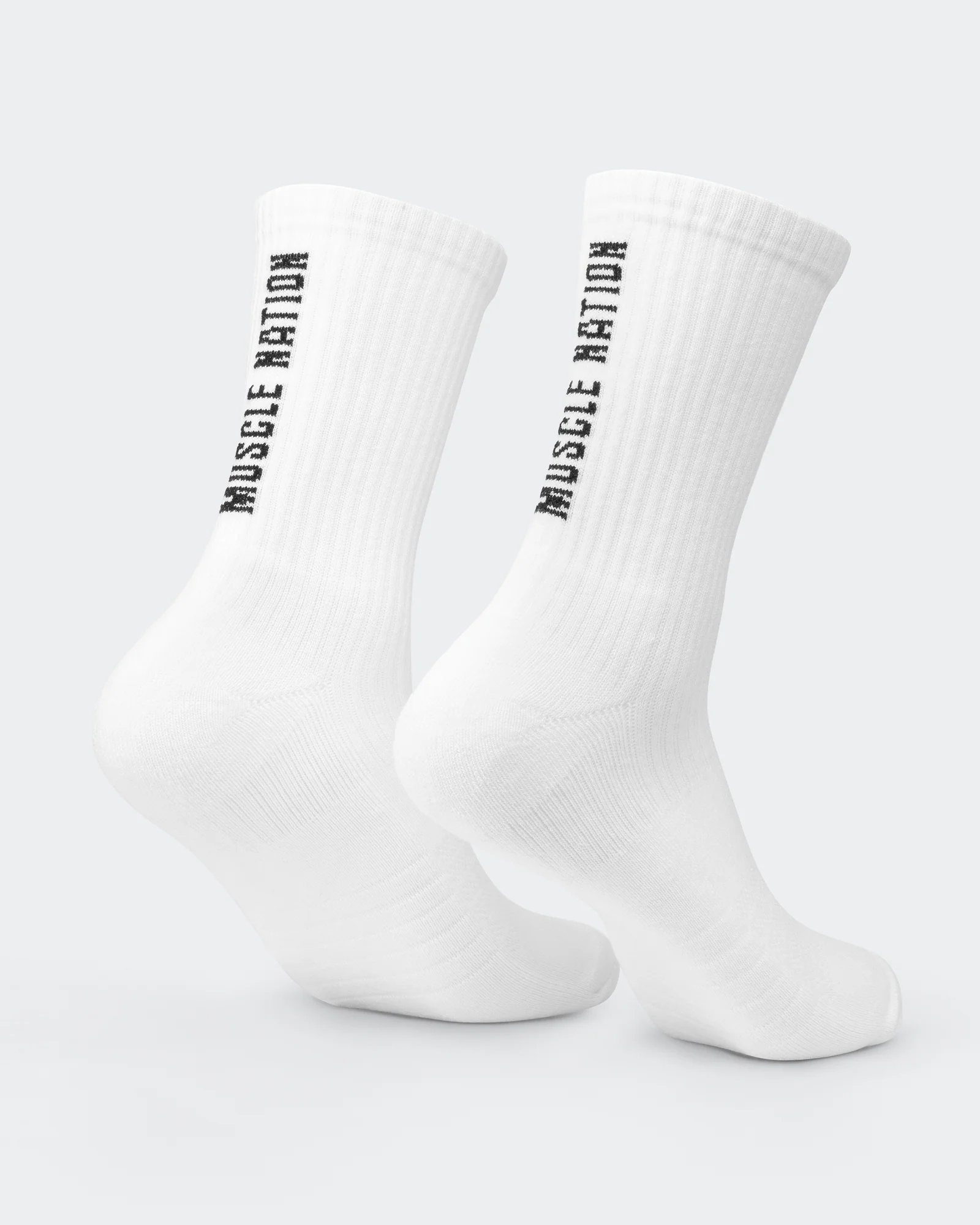 Mens Trainer Crew Sock (2x Pack) - White - Image 5