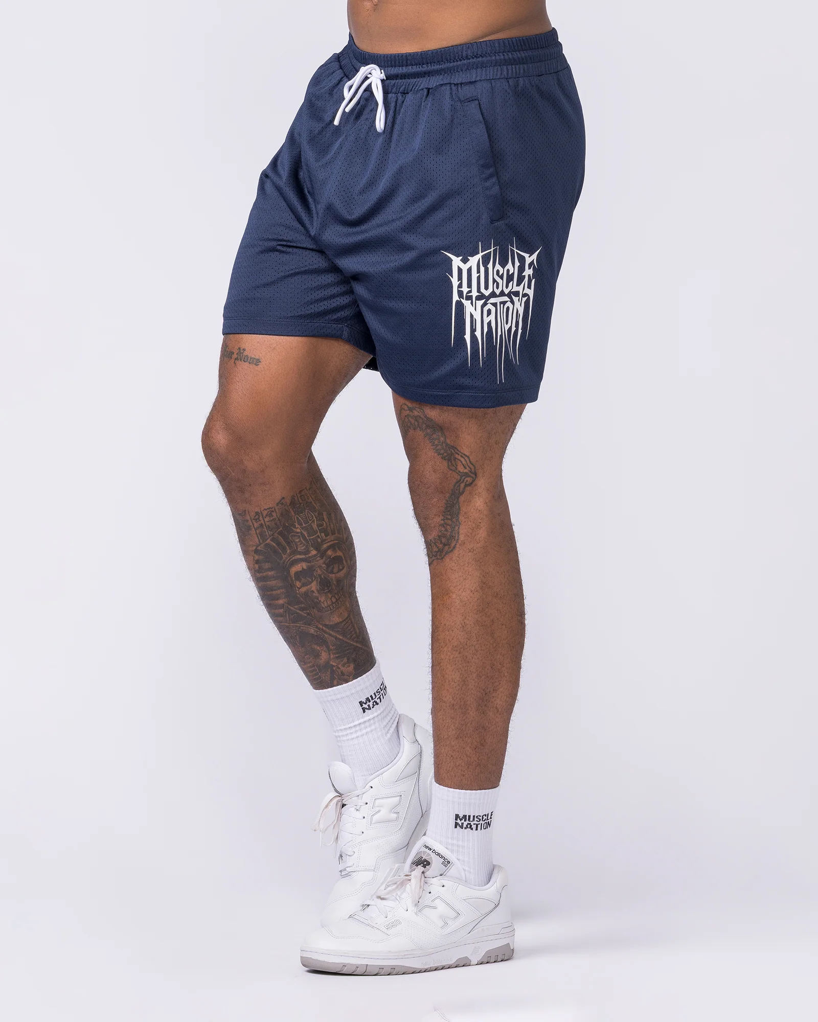 Metalcore Lay Up 5" Shorts - Navy - Image 4