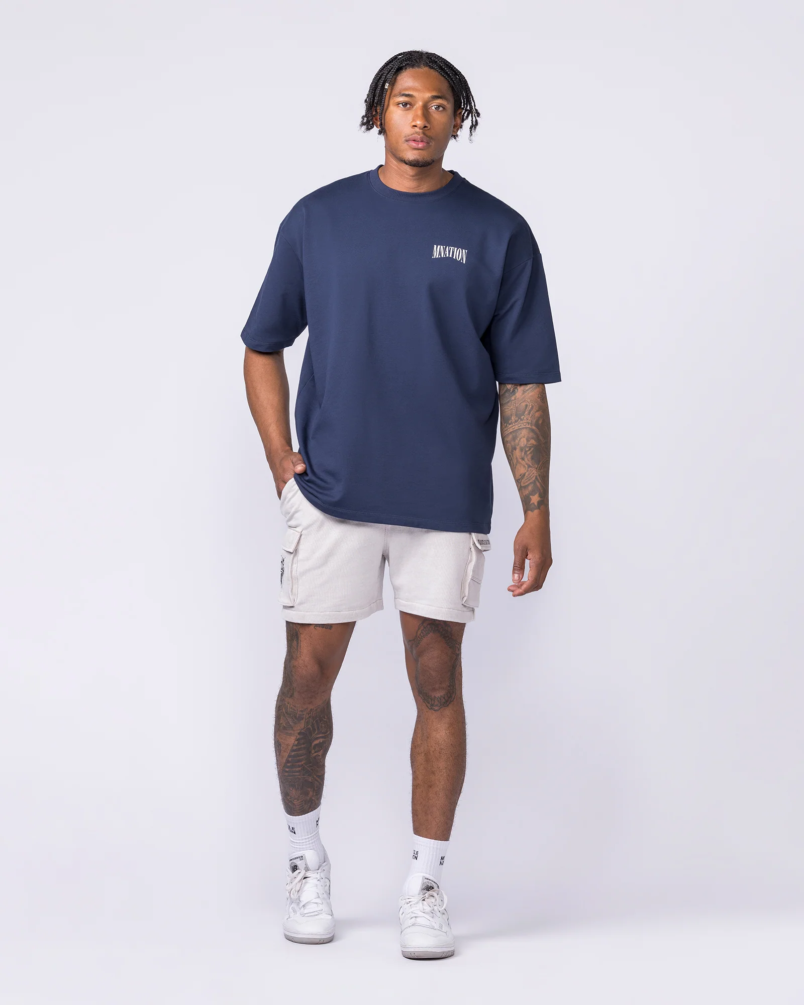 Metalcore Lay Up 5" Shorts - Navy - Image 6