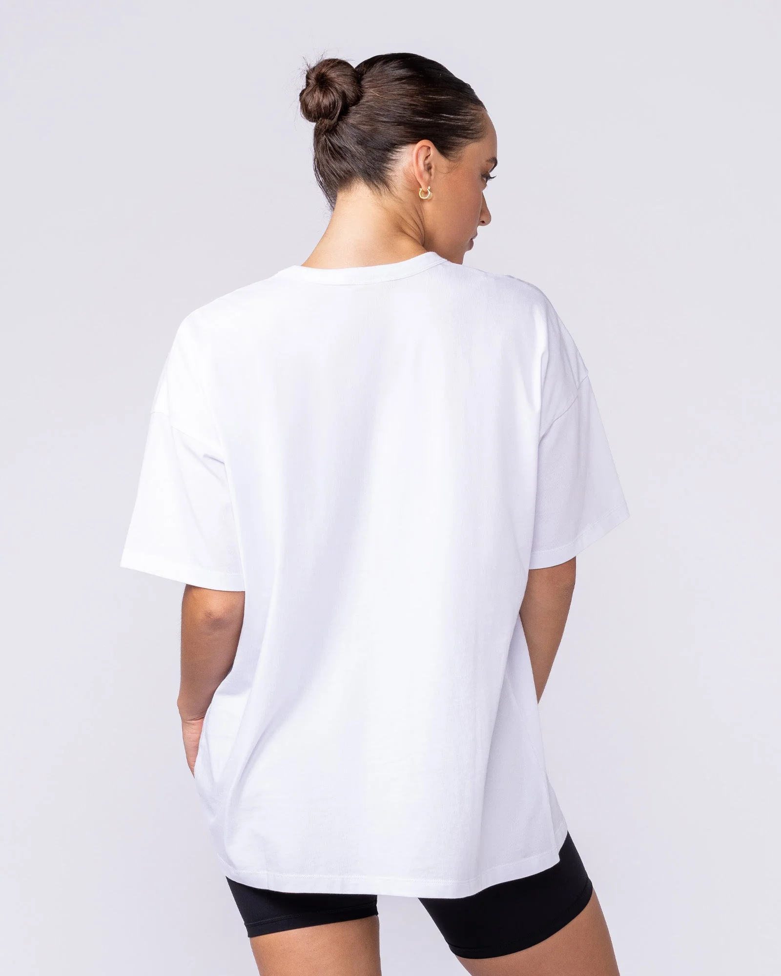 MN Saloon Oversized Tee - White - Image 5