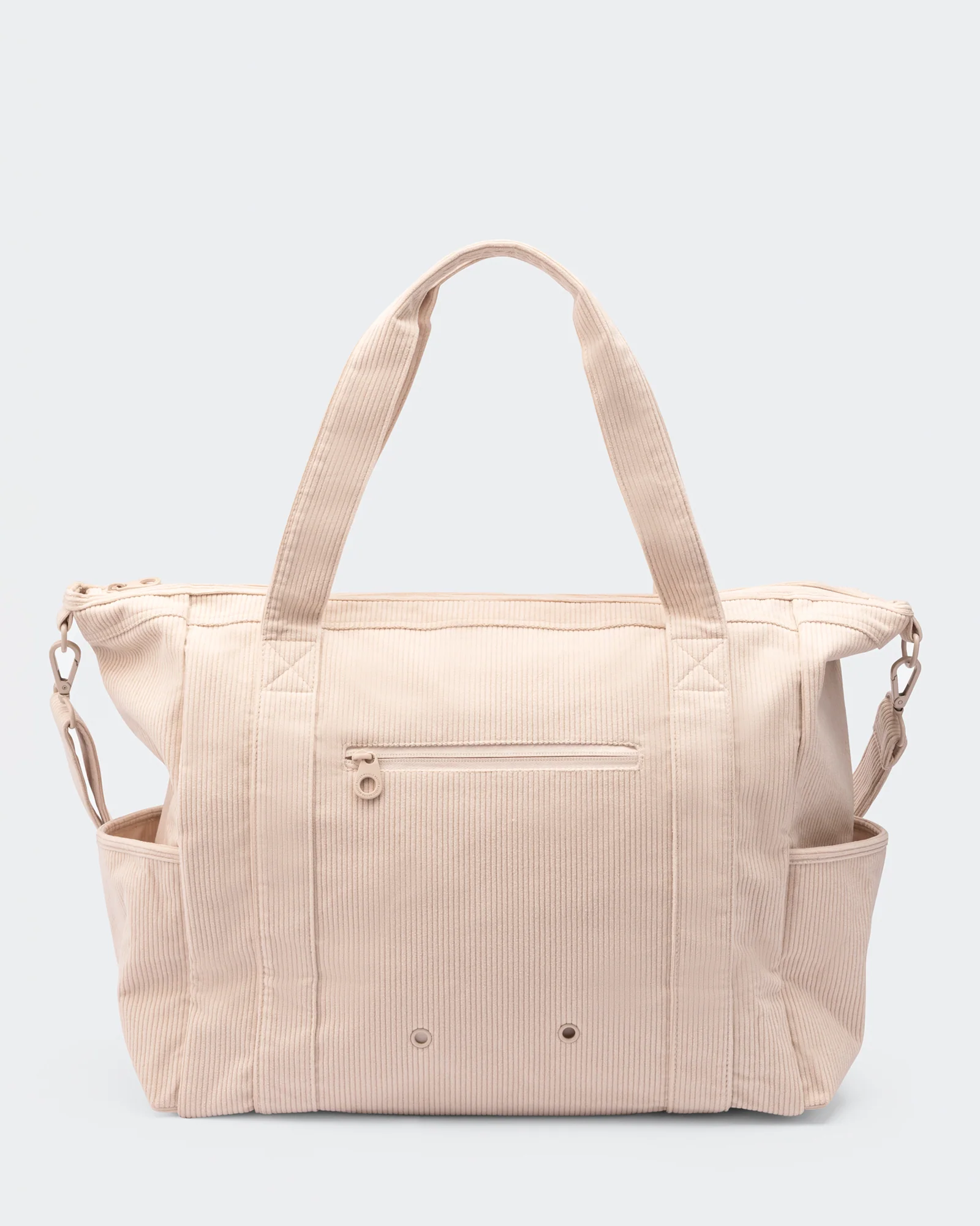 Muscle Nation Corduroy Tote Bag - Soft Beige - Image 2