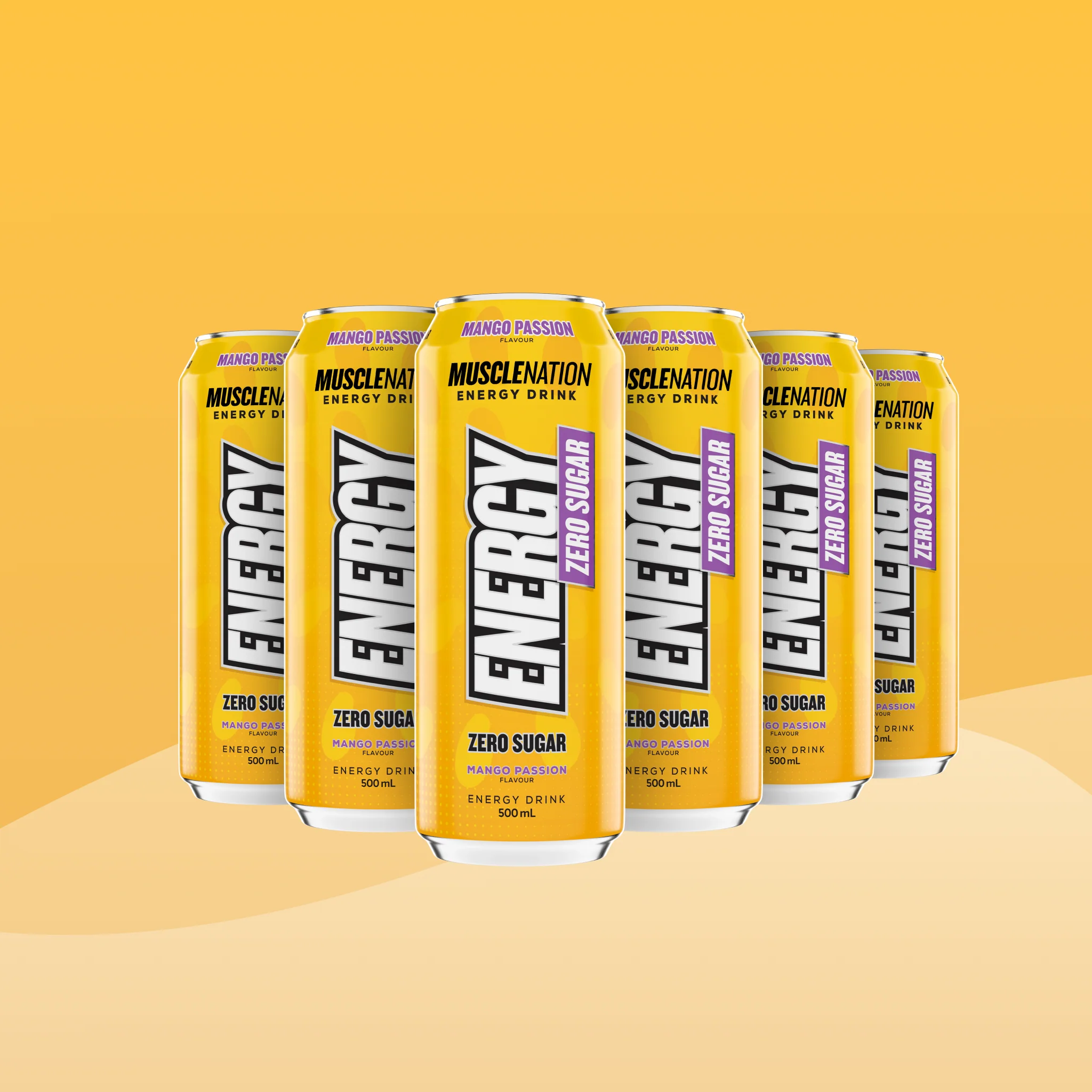 ENERGY DRINK Zero Sugar - Mango Passion 500ml (12 Pack)