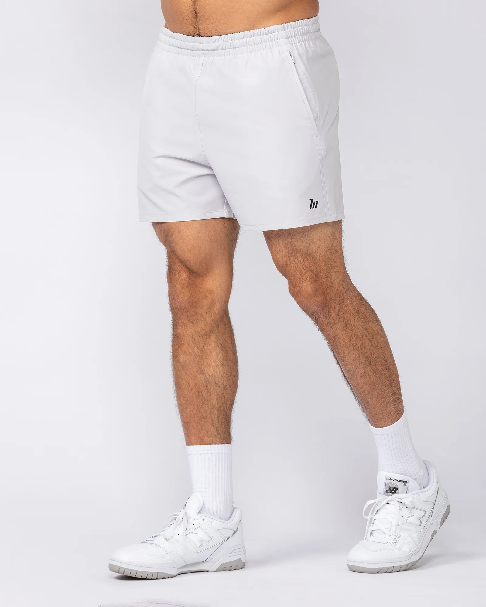 New Heights 4" Shorts - Ice Grey - Image 3