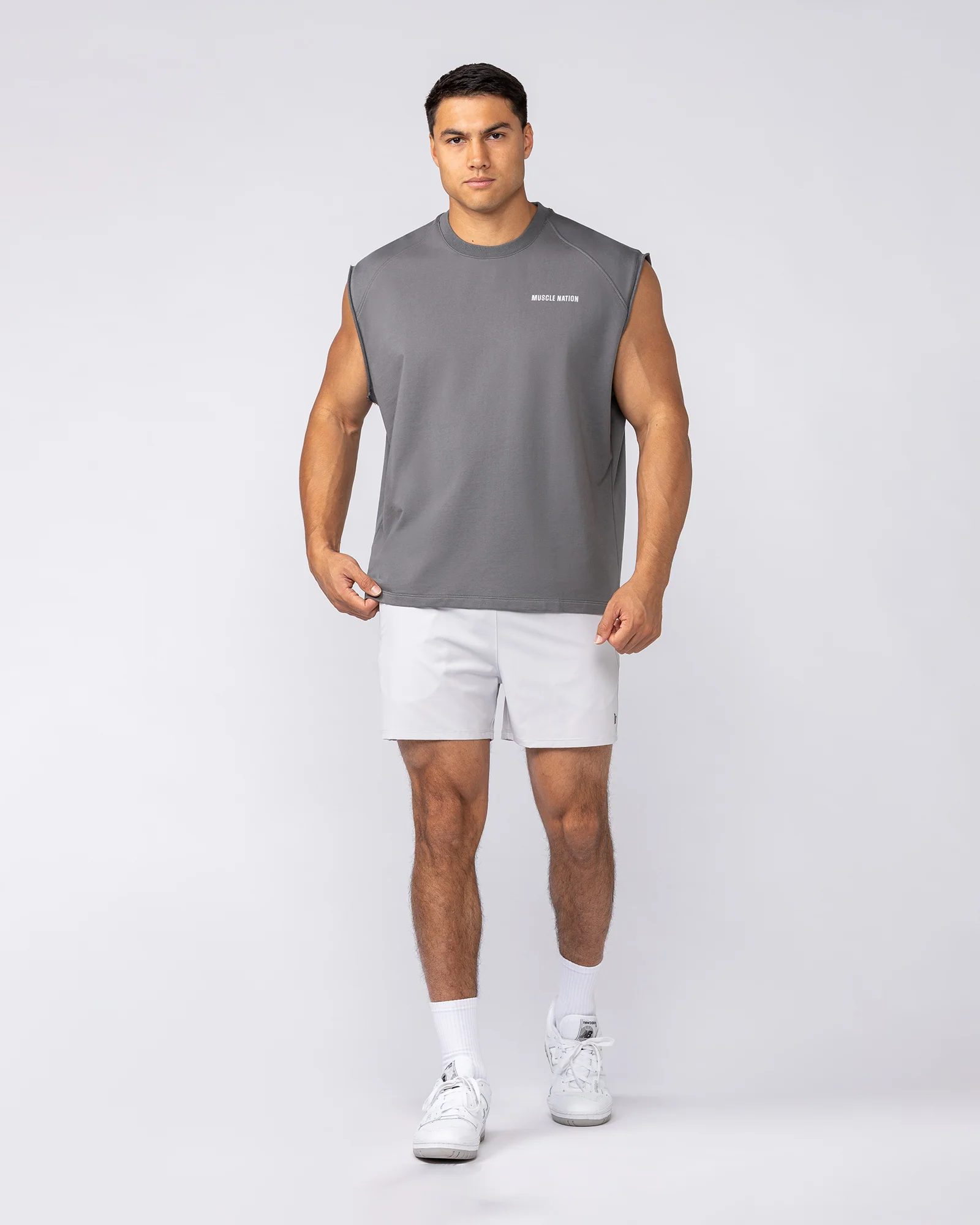 New Heights 4" Shorts - Ice Grey - Image 6