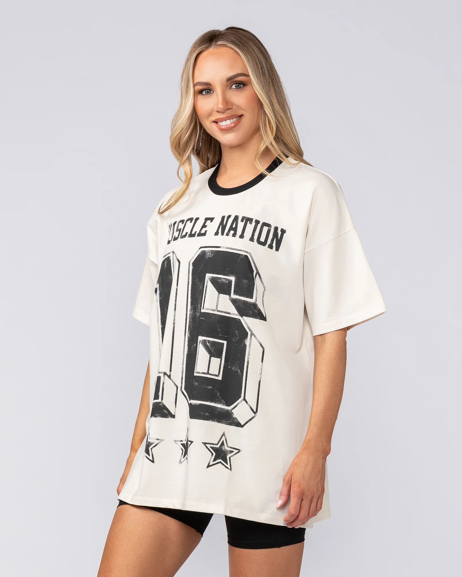 Numero Oversized Tee - Travertine - Image 3
