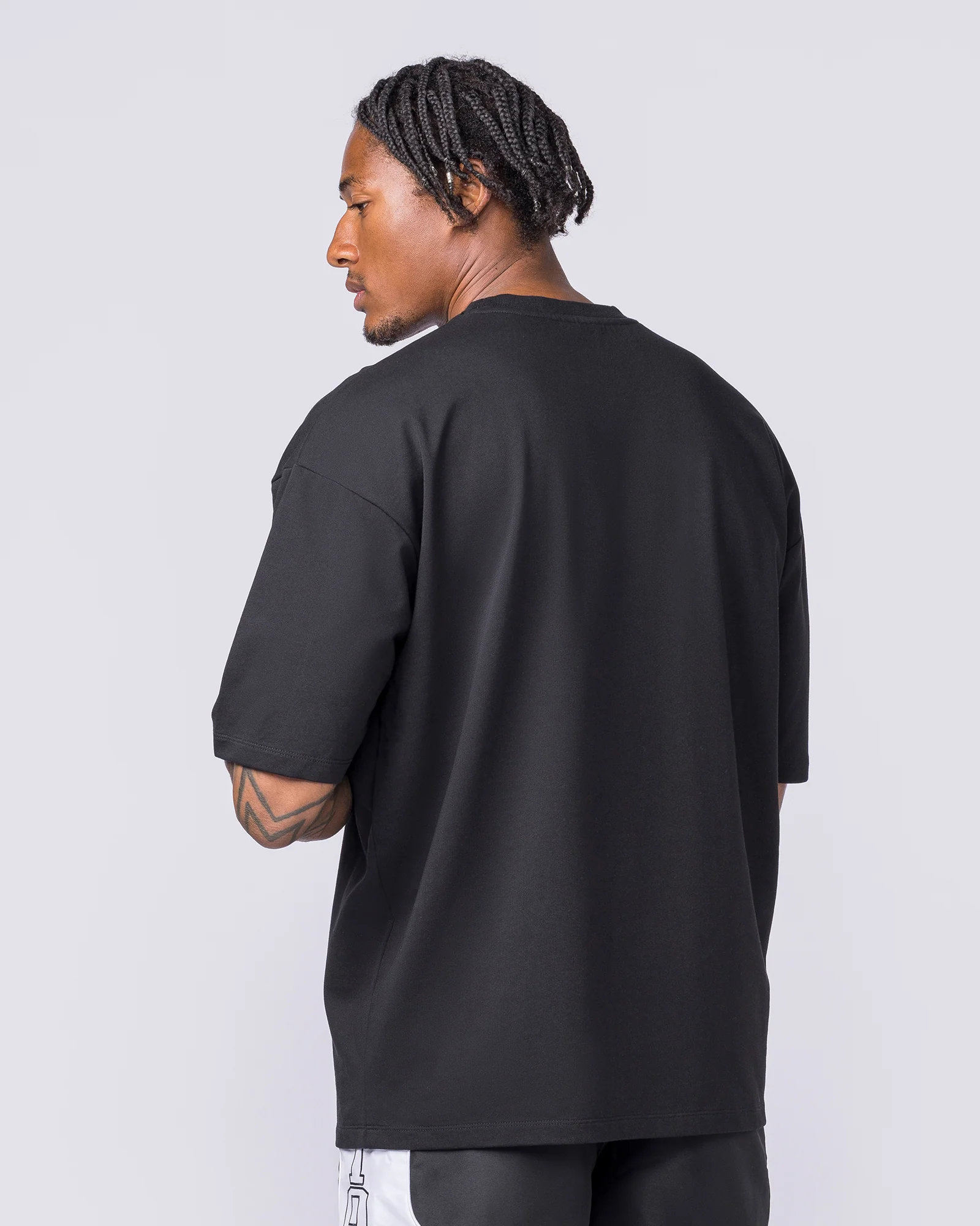 Off Duty Oversized Tee - Black - Image 2