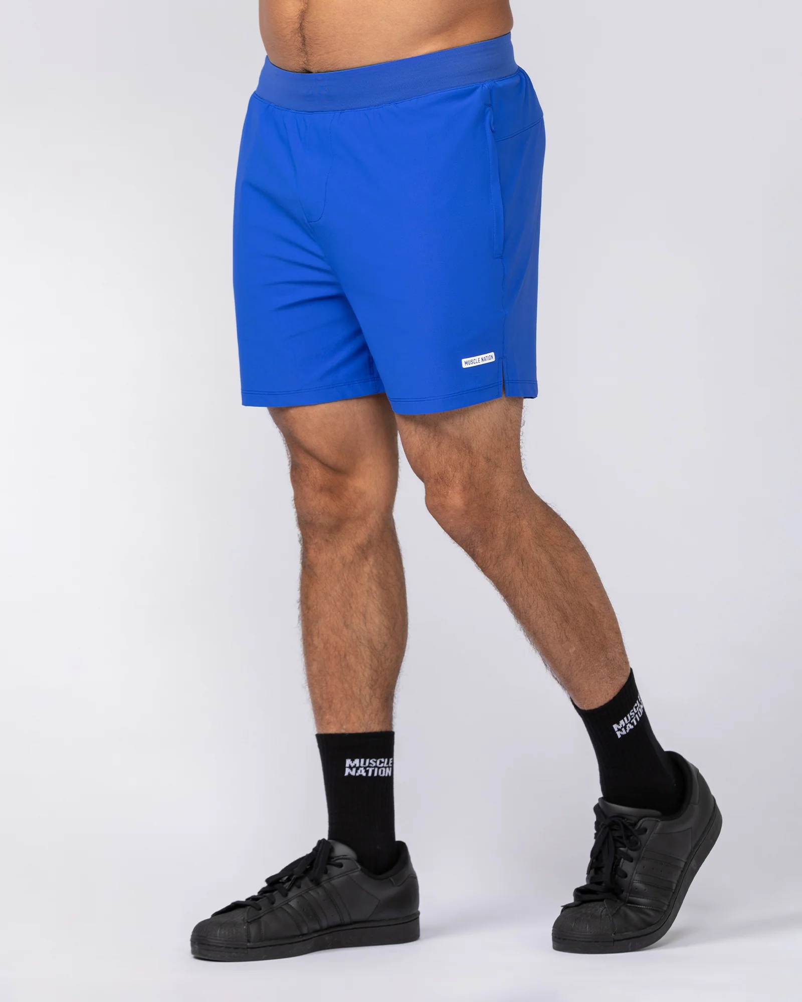 On Repeat Training 5" Shorts - Power Blue - Image 2