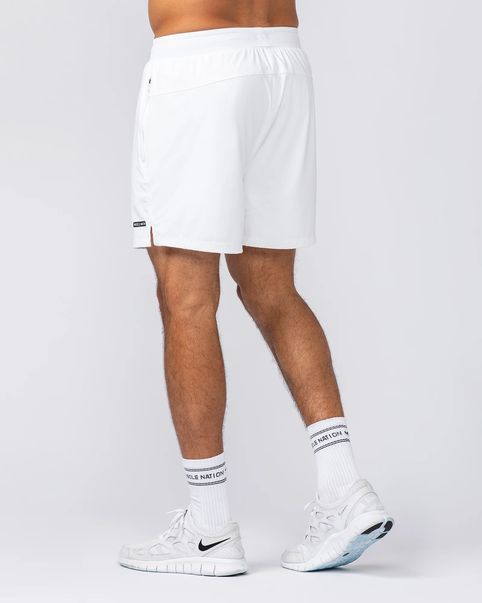 On Repeat Training 5" Shorts - White - Image 3