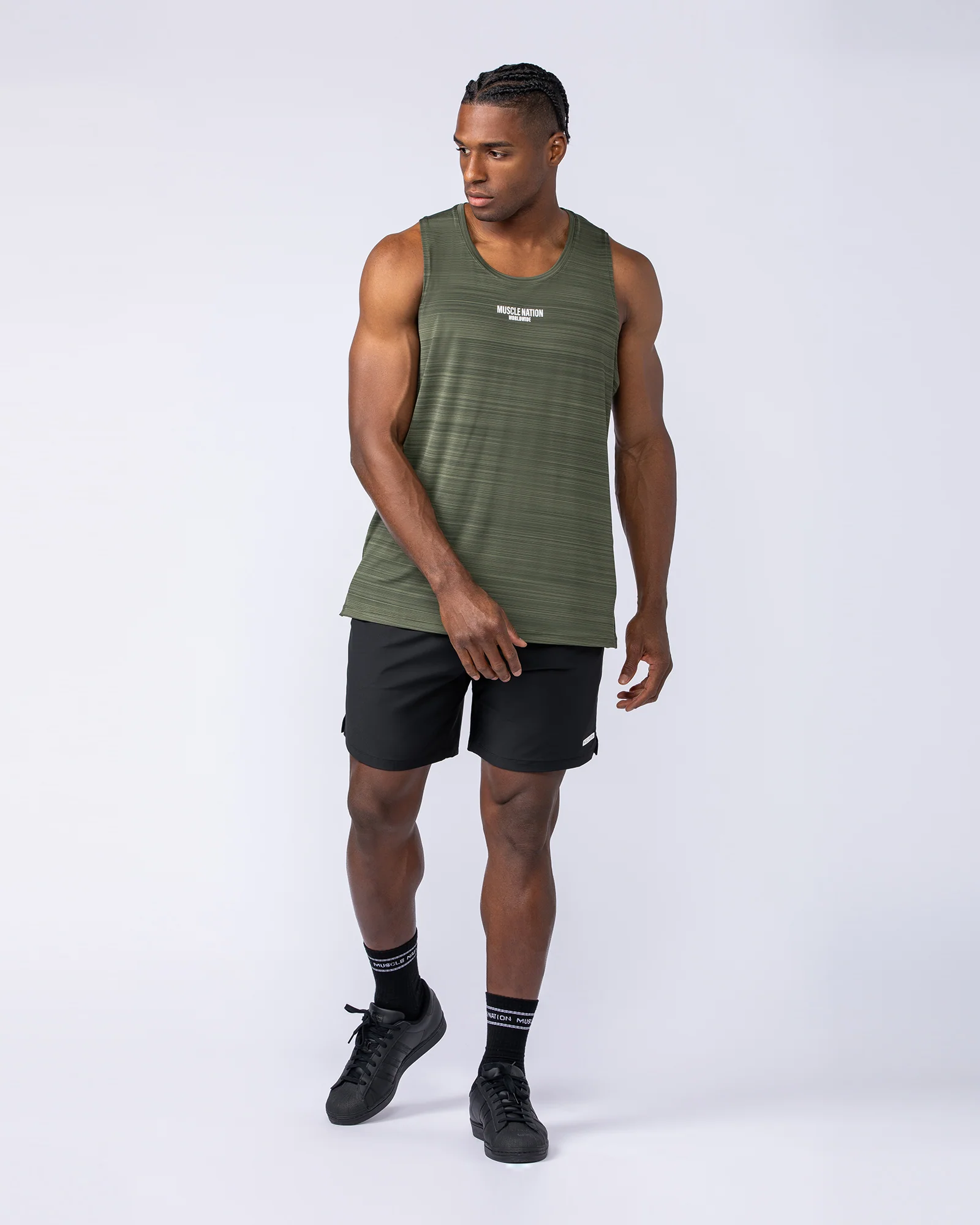 On Repeat Training 7" Shorts - Black - Image 6