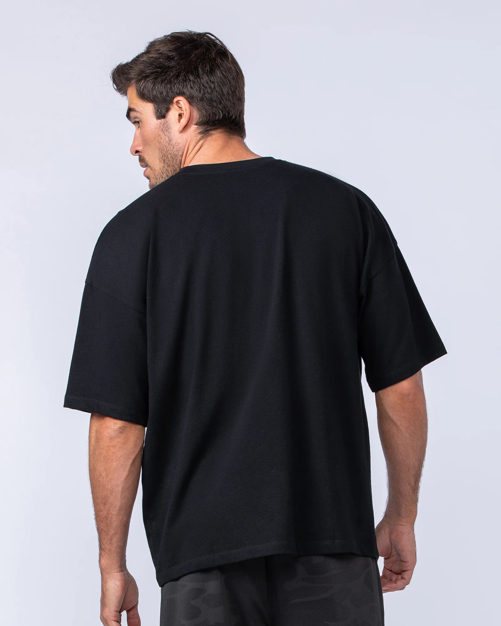 Original Oversized Boxy Tee - Black - Image 4
