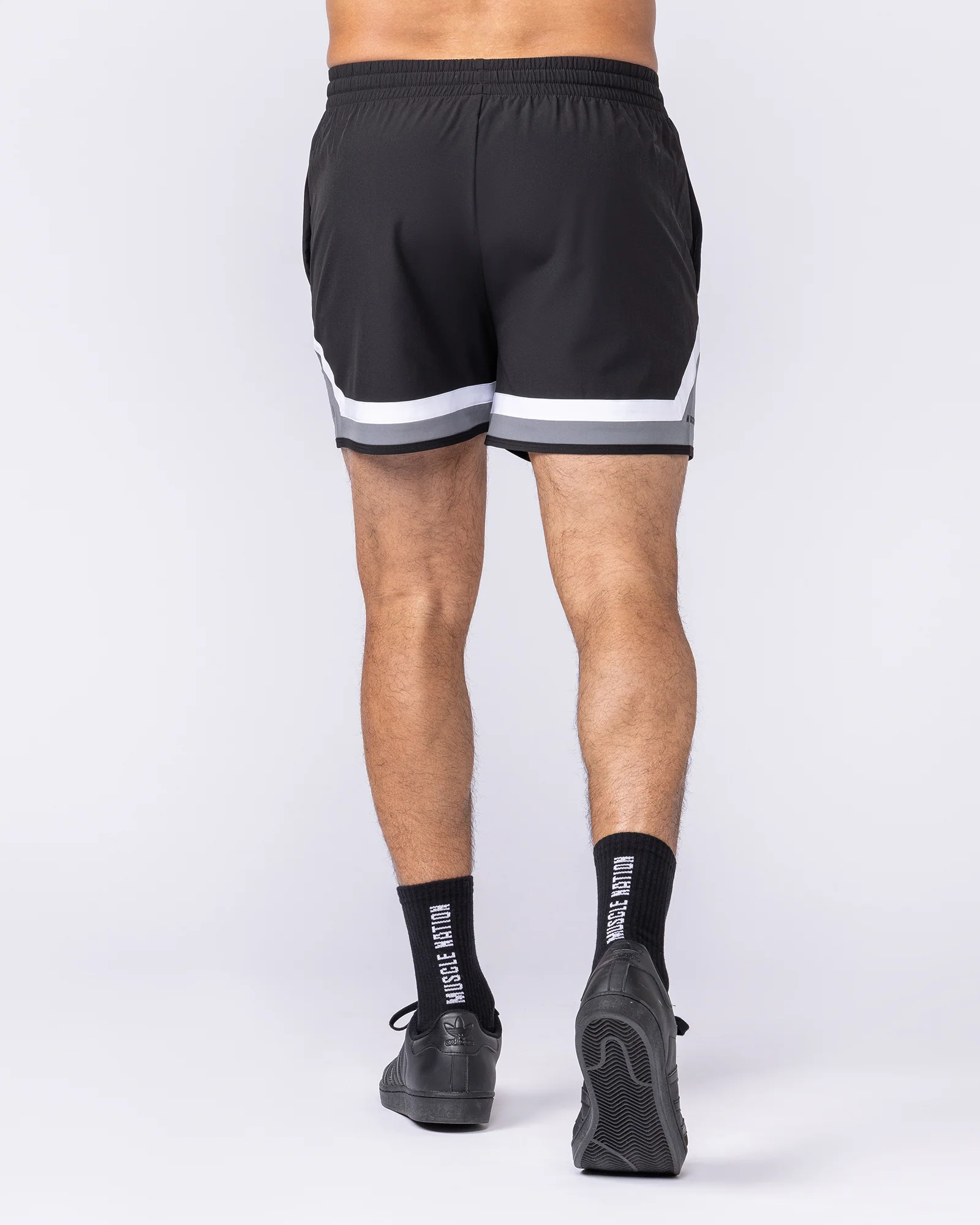Player 4" Active Shorts - Black / Tornado - Image 5