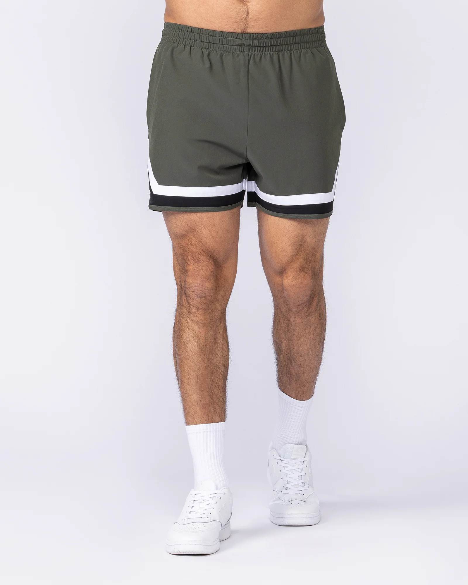 Player 4" Active Shorts - Dark Khaki - Image 3