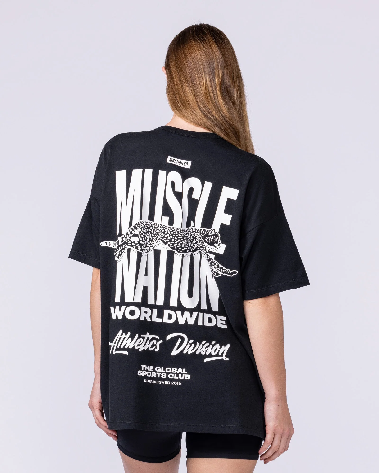Pounce Oversized Tee - Black - Image 6
