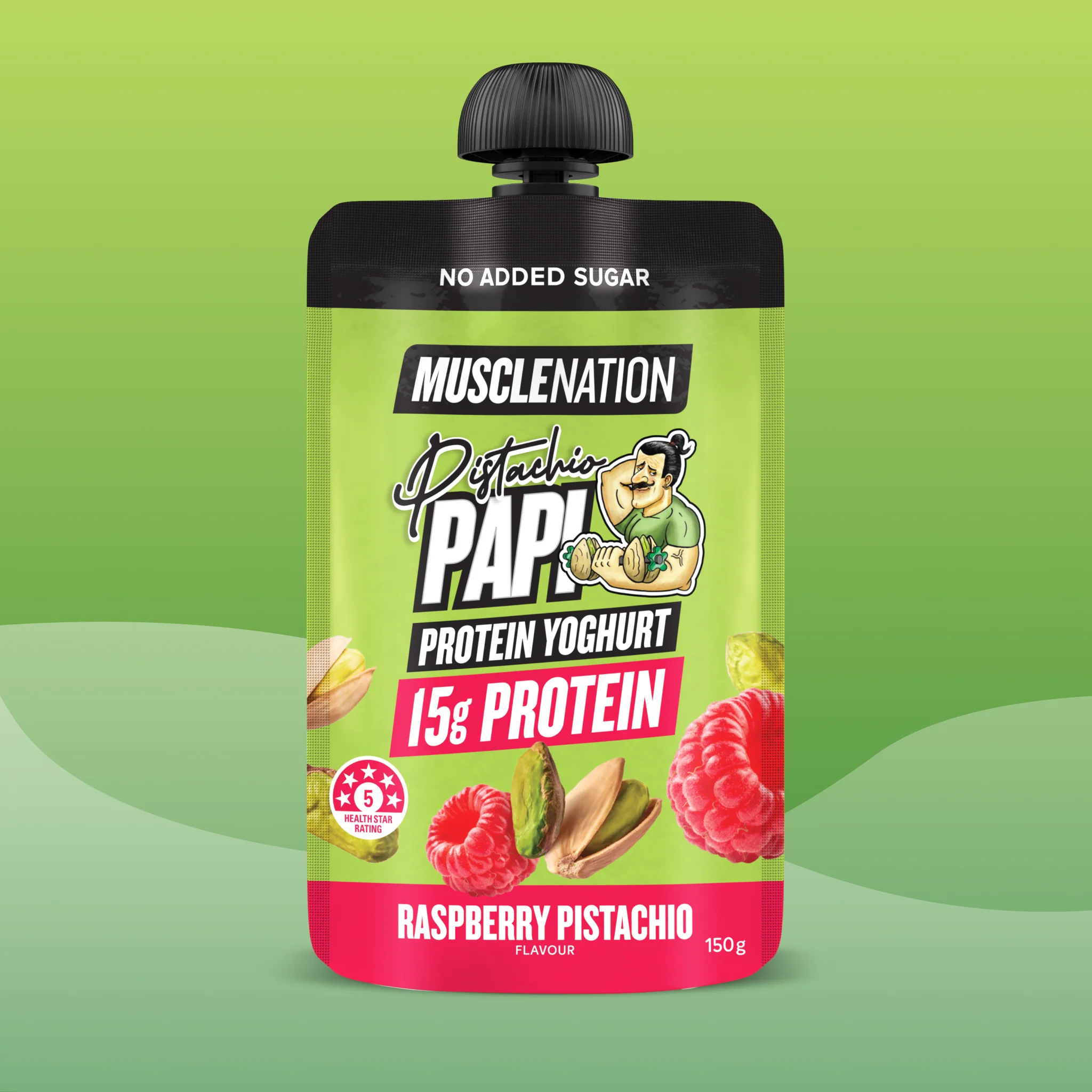 PROTEIN YOGHURT - Pistachio Papi - Raspberry Pistachio Pouch