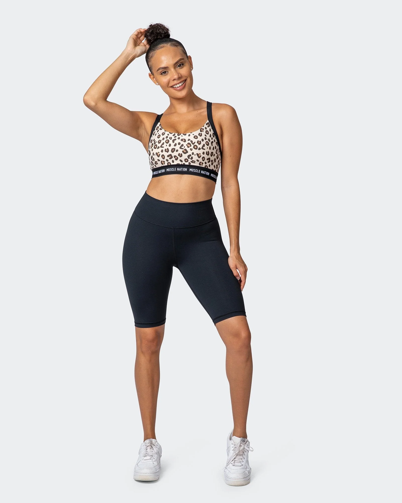 Signature Scrunch Referee Length Shorts - Black - Image 7