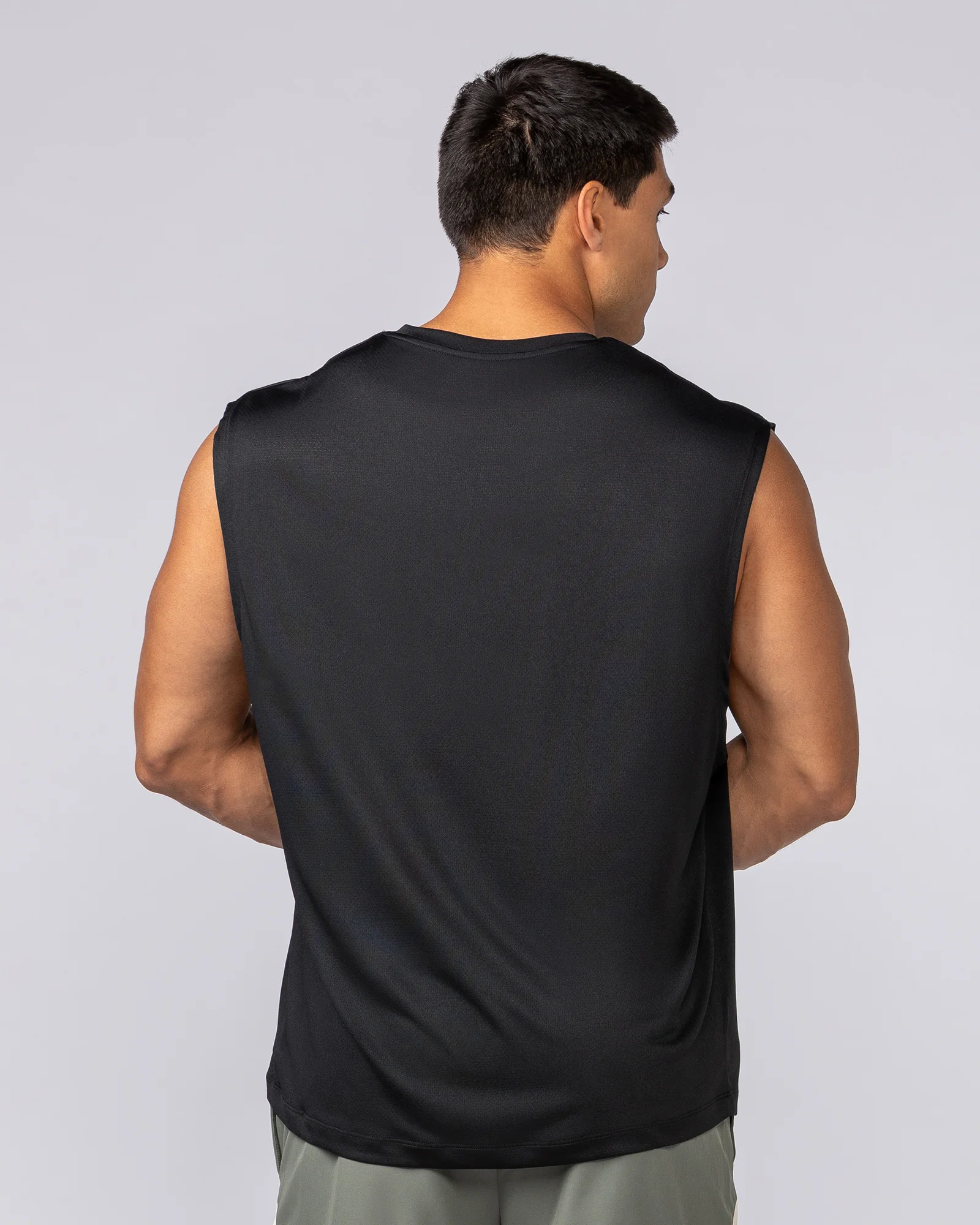 Relaxed Active Tank - Black - Image 4