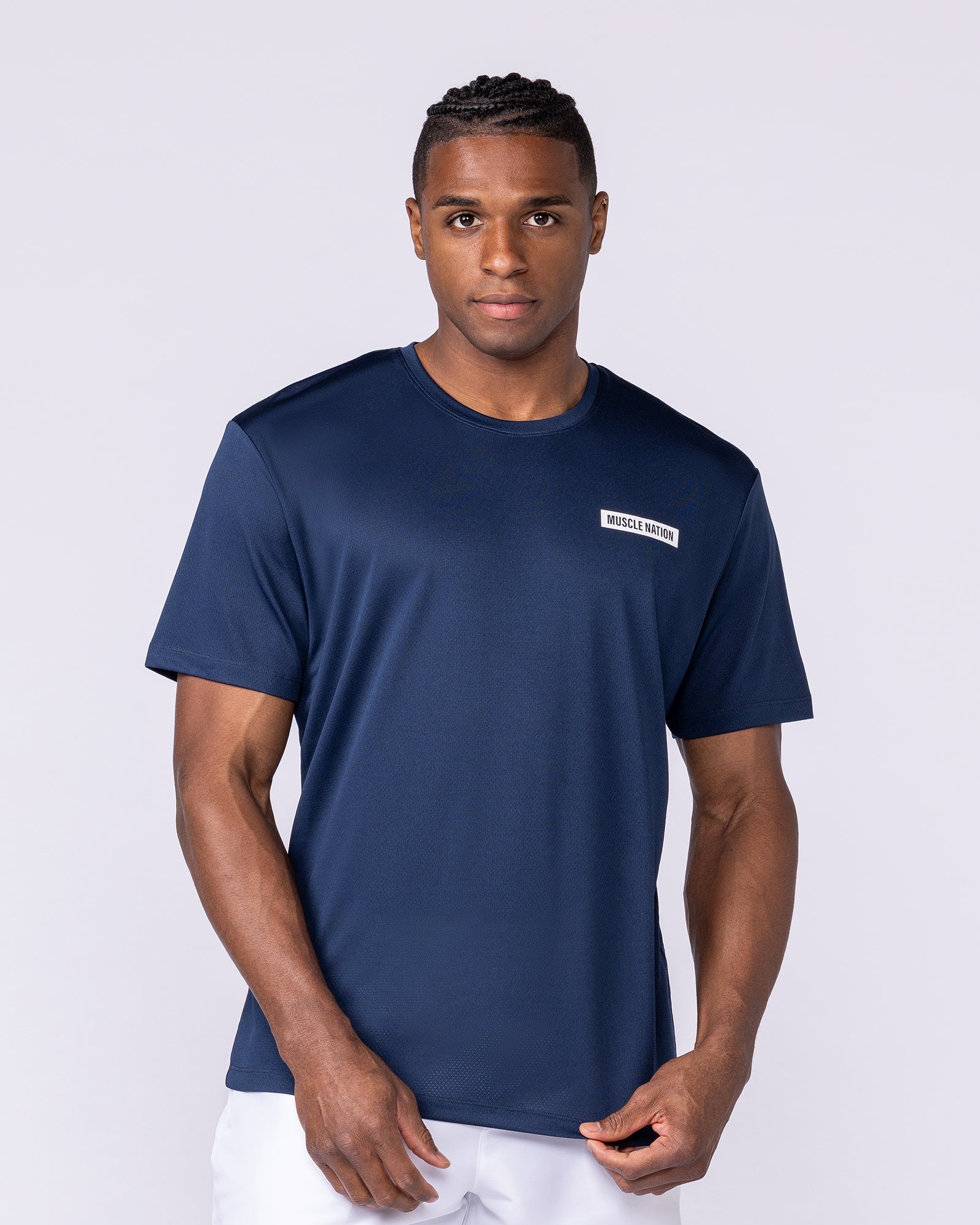 Relaxed Active Tee - Navy