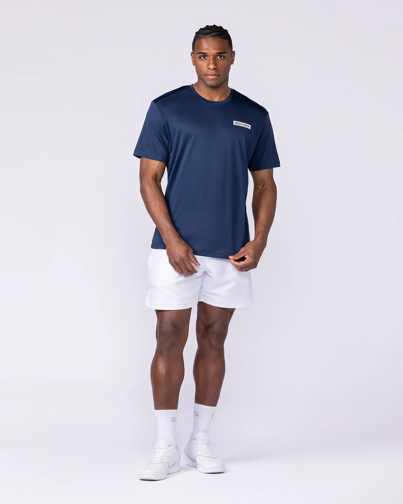 Relaxed Active Tee - Navy - Image 6
