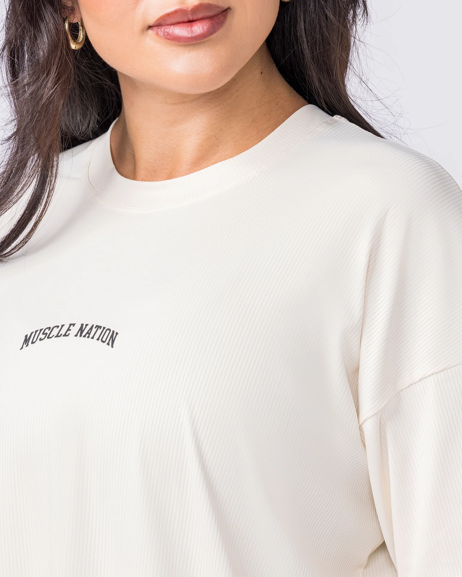 Relaxed Rib Training Tee - Dew - Image 3