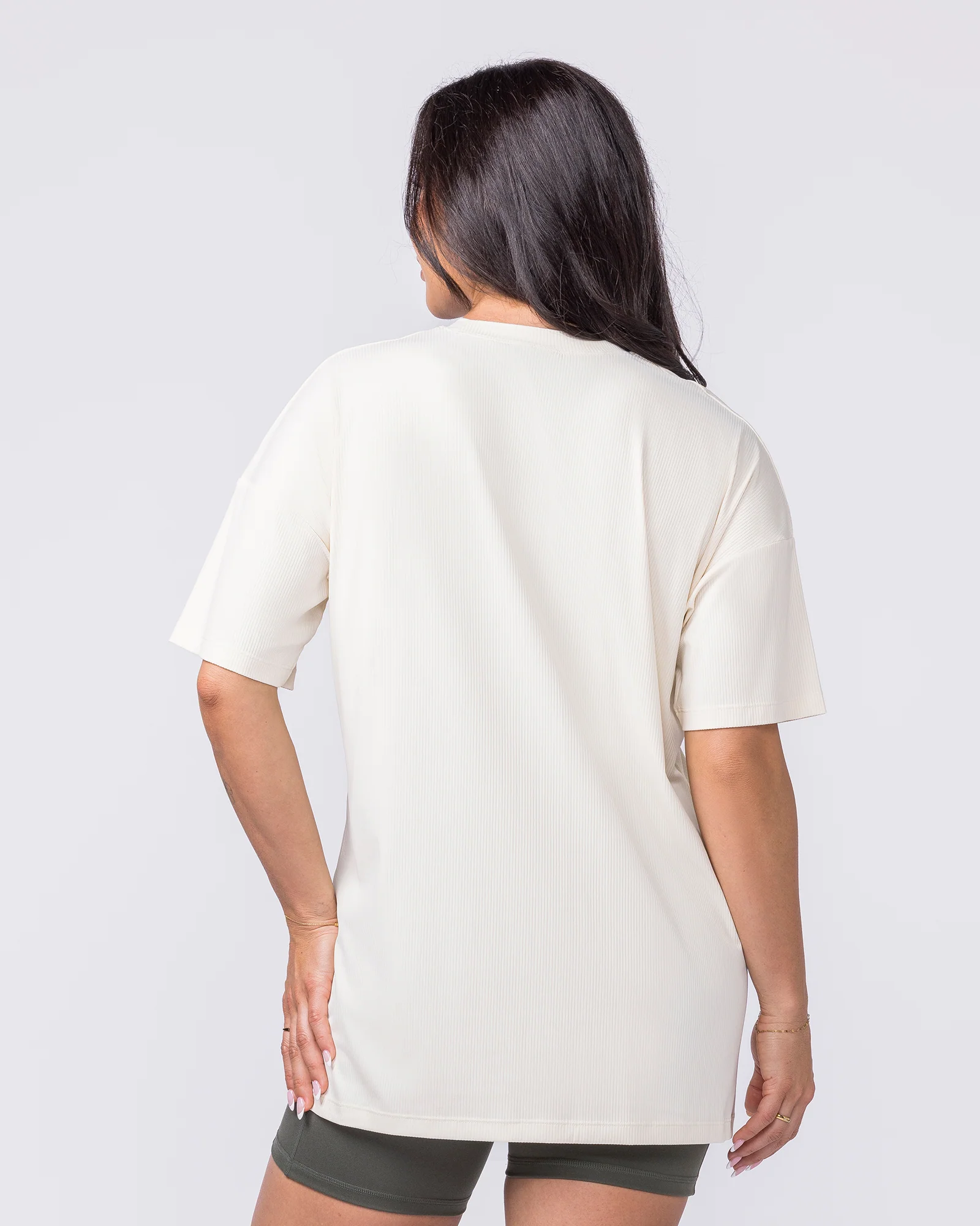Relaxed Rib Training Tee - Dew - Image 5