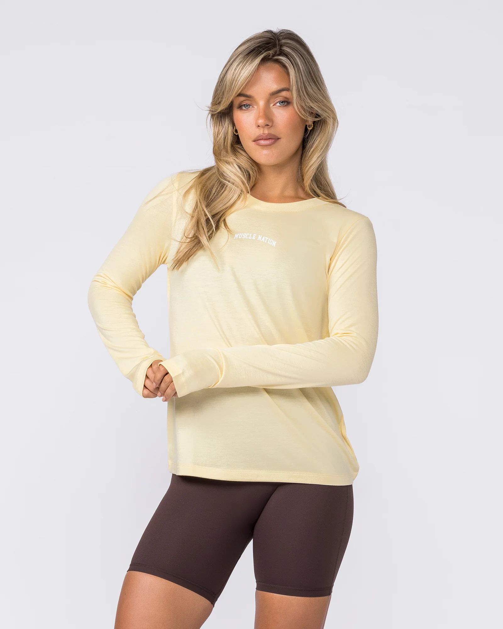Routine Long Sleeve Top - Panna Cotta - Image 3
