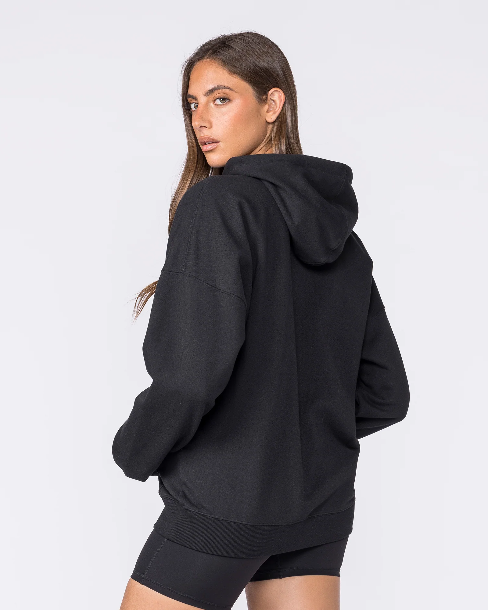 Routine Zip Through Hoodie - Black - Image 5