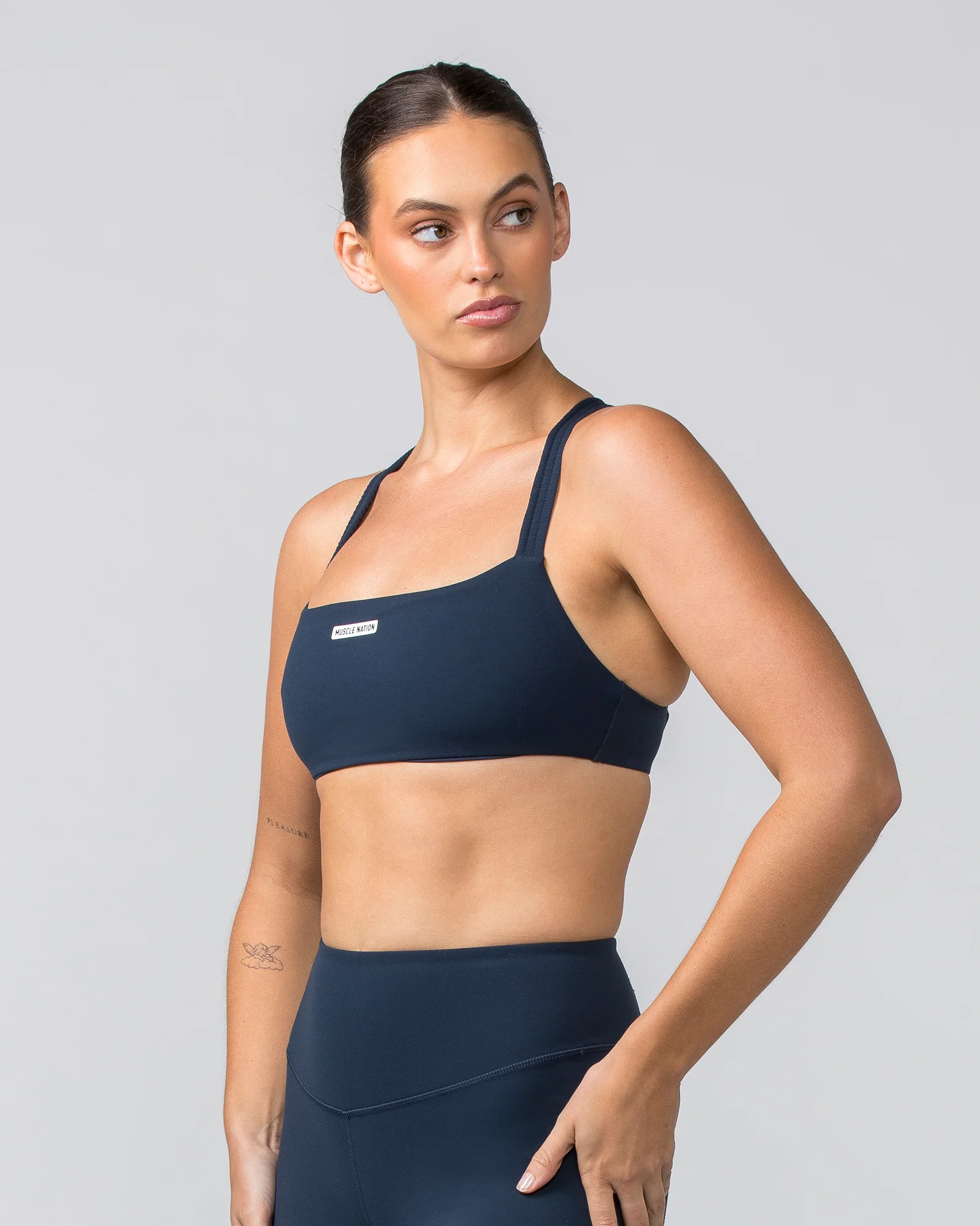 Scrunch Bralette - Navy - Image 2