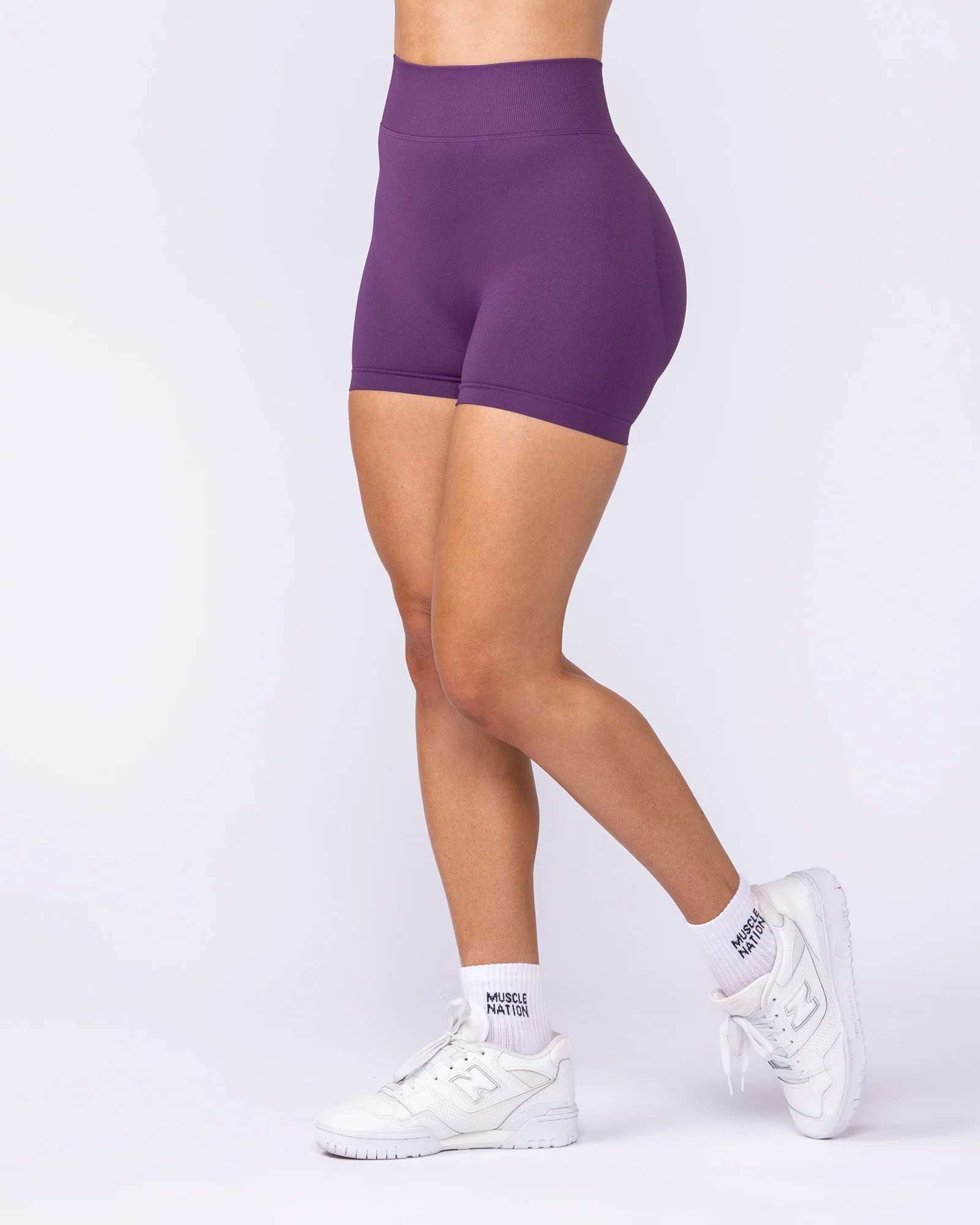 Sculpt Seamless Midway Shorts - Nightshade - Image 2