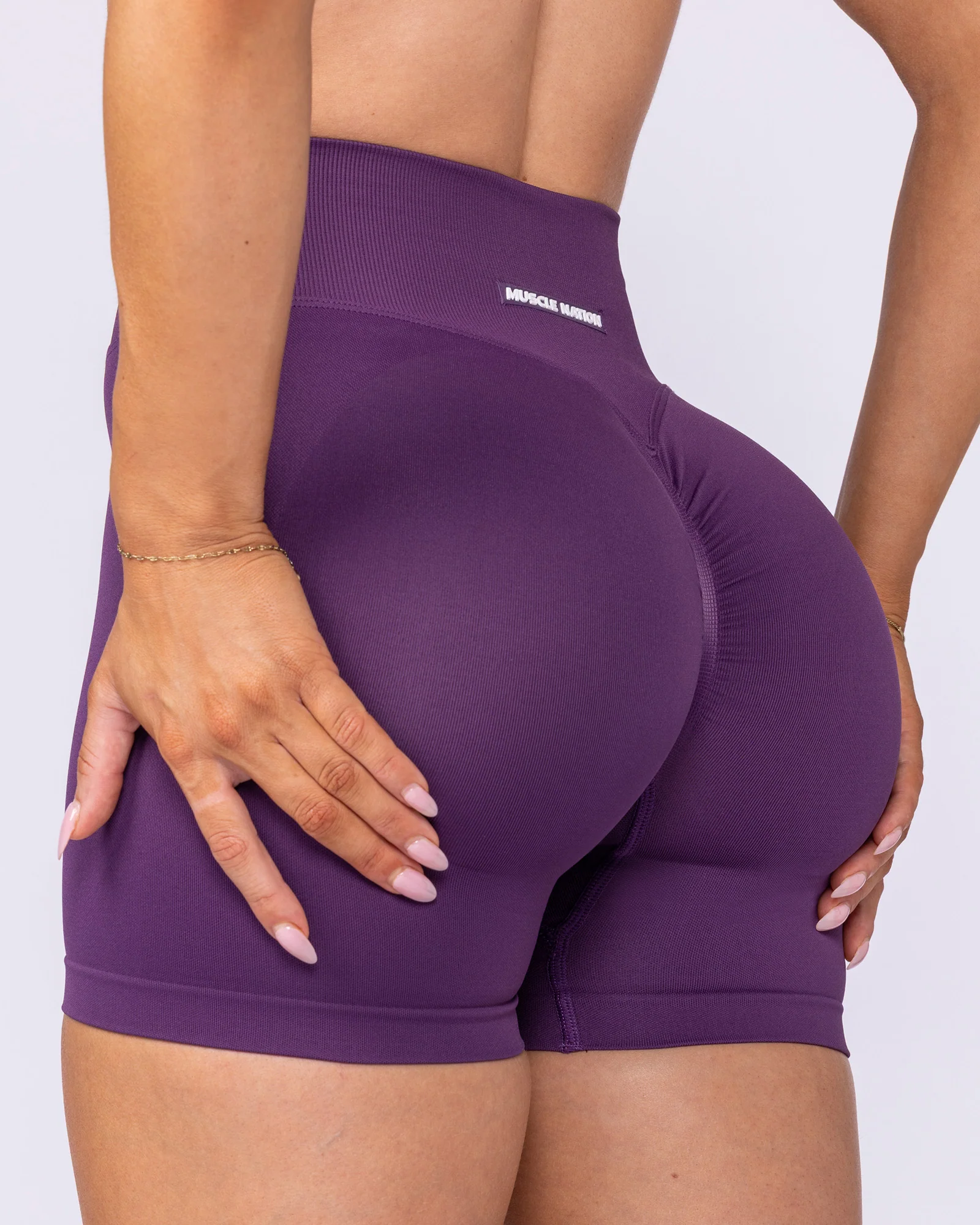Sculpt Seamless Midway Shorts - Nightshade - Image 4