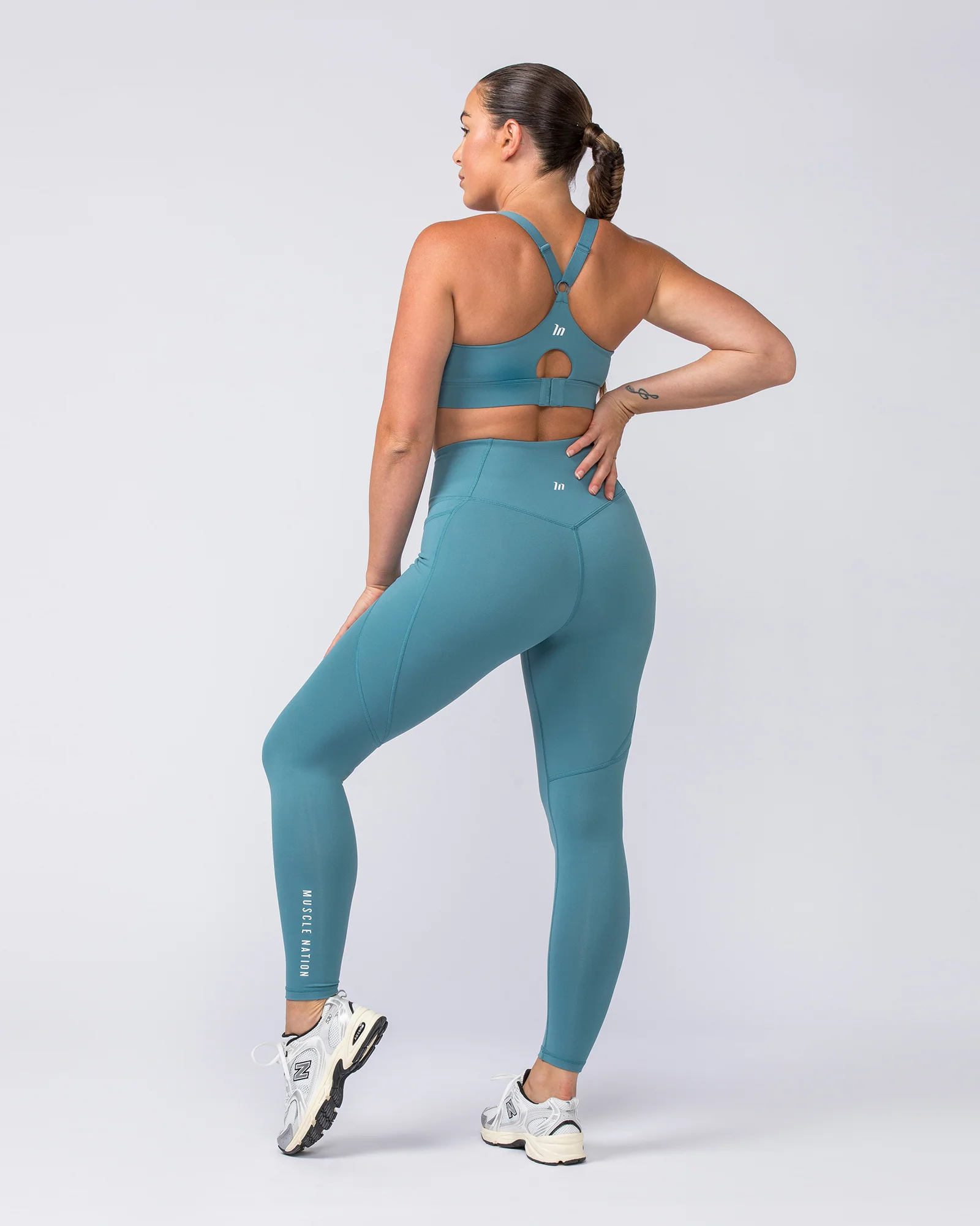Signature Boost Pocket Ankle Length Leggings - Harbour - Image 6