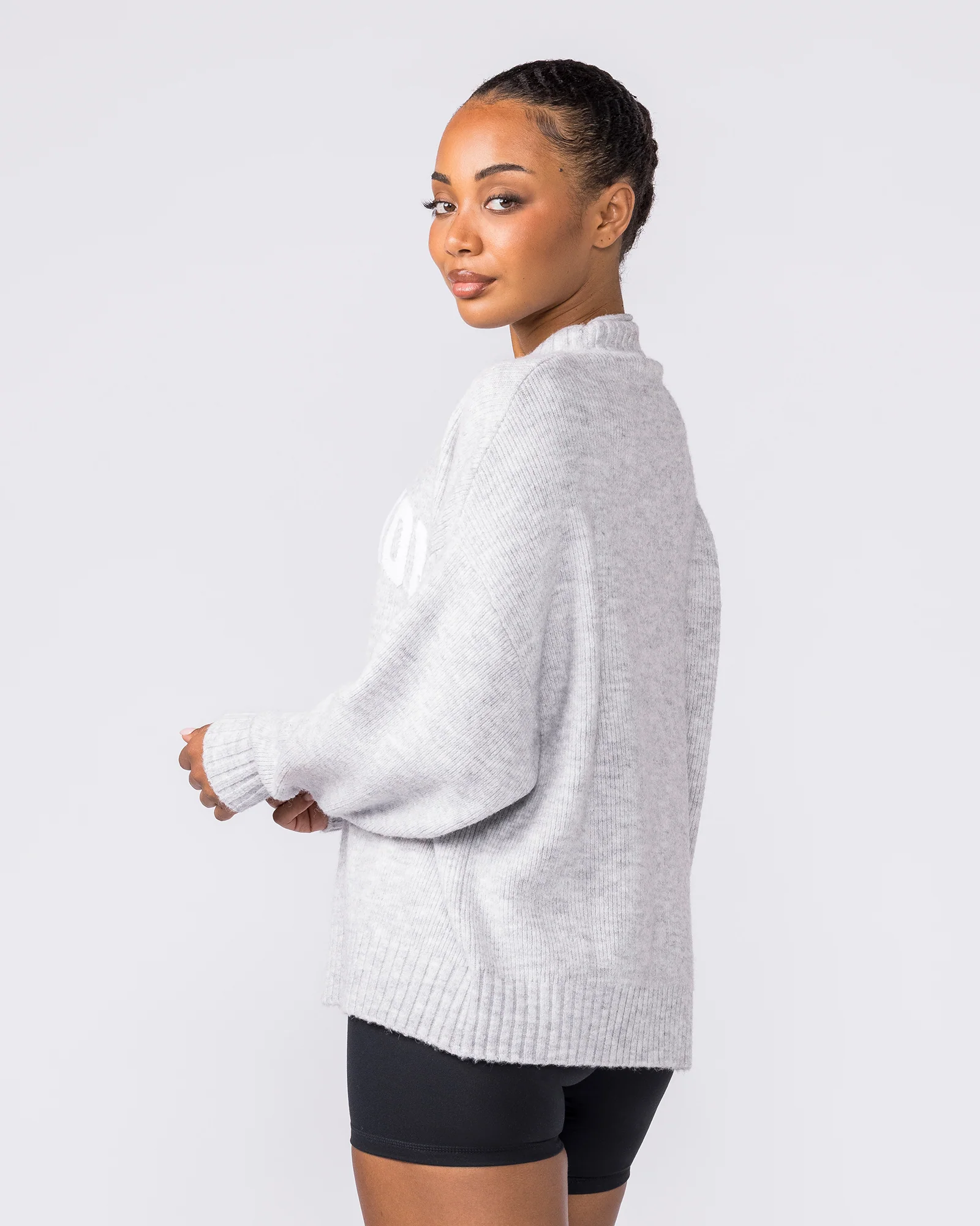 Sorority Knit - Snow Grey Marl - Image 2
