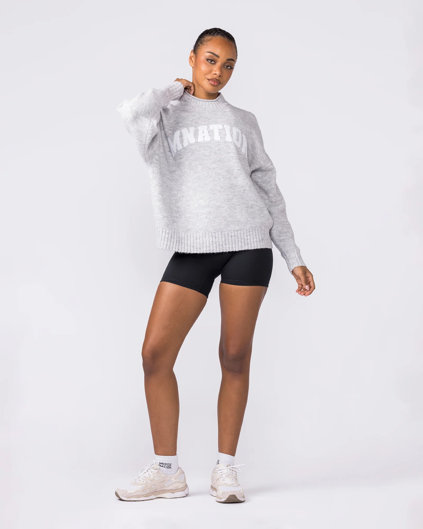 Sorority Knit - Snow Grey Marl - Image 7