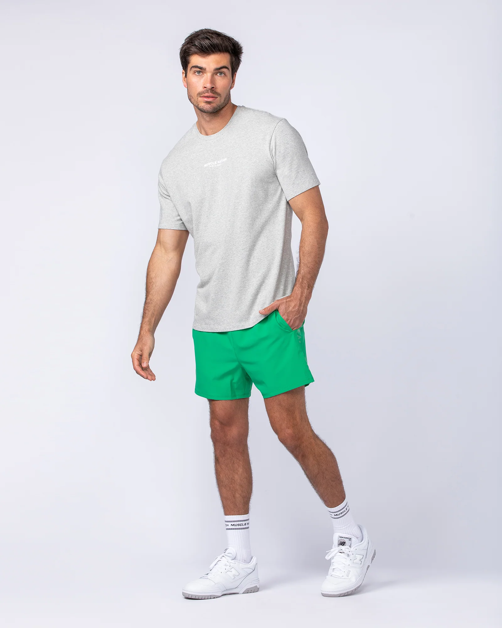 Staple Condition Tee - Grey Marl - Image 5