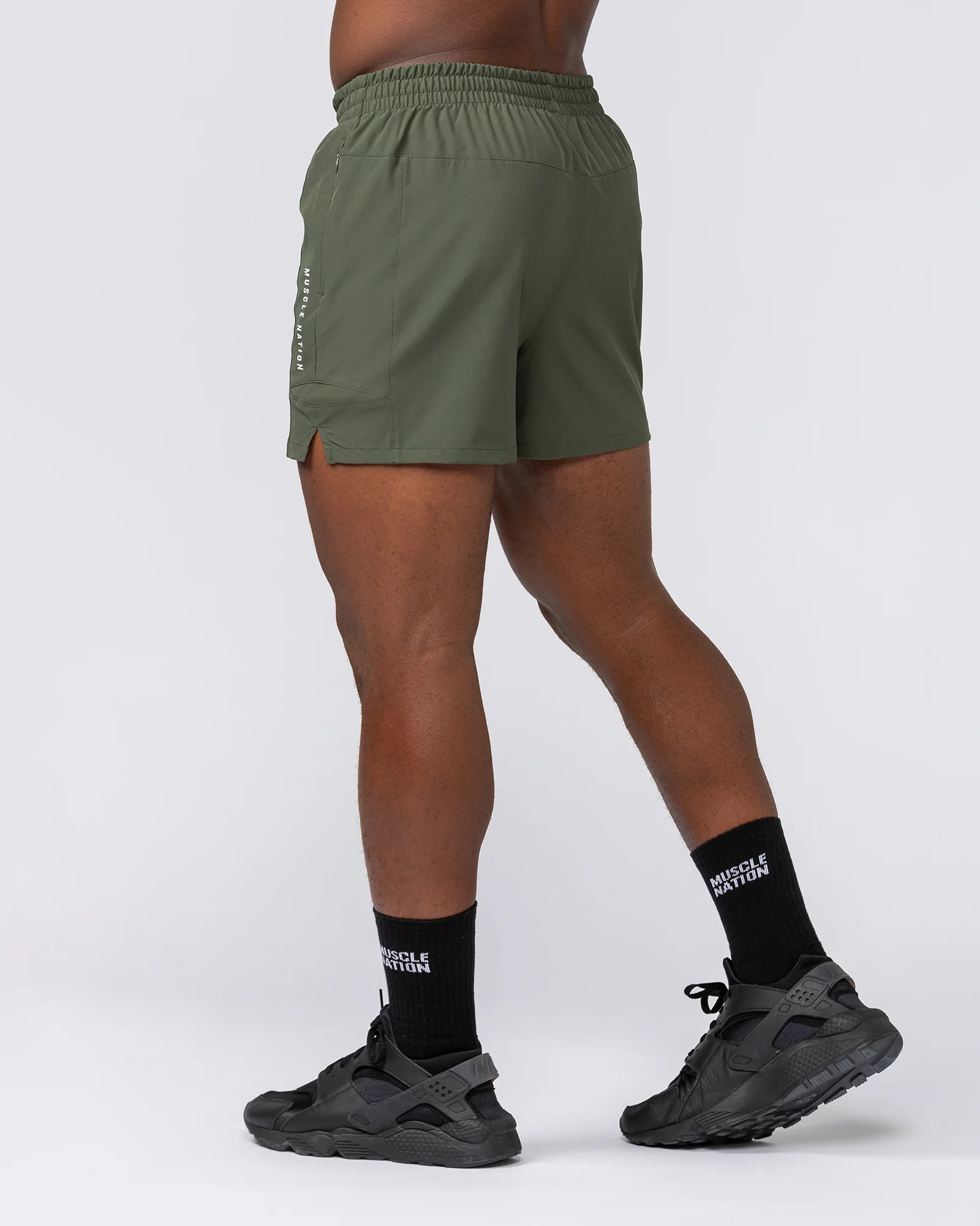 Streamline Training 3" Shorts - Dark Khaki - Image 4