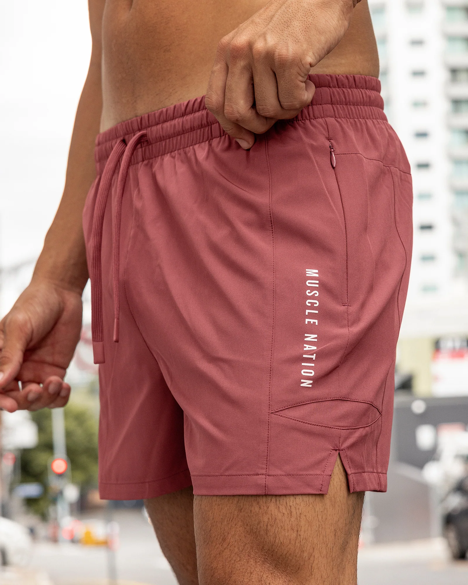 Streamline Training 3" Shorts - Rust