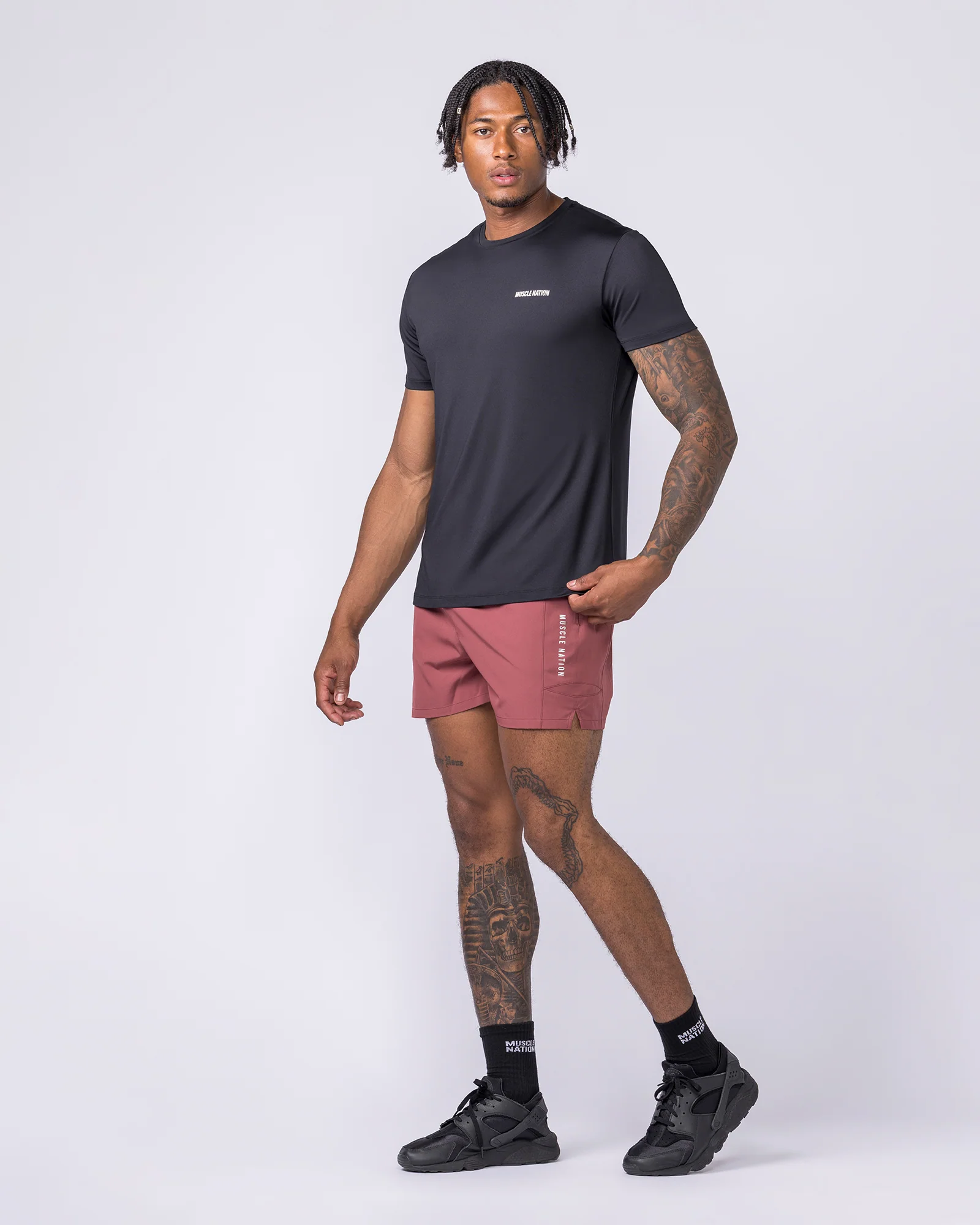 Streamline Training 3" Shorts - Rust - Image 7