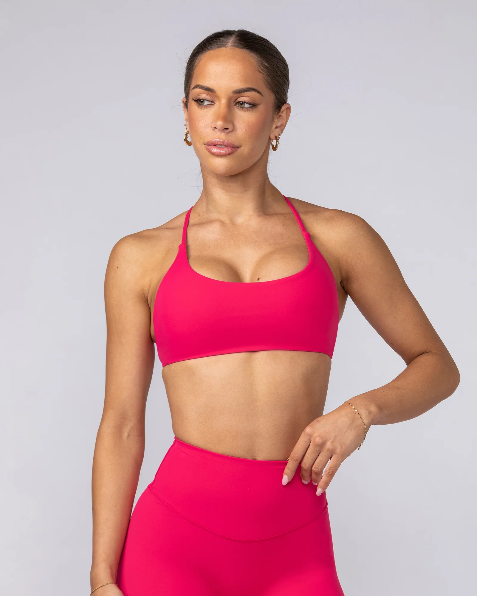 Strike Aura Bralette - Cherry Crimson