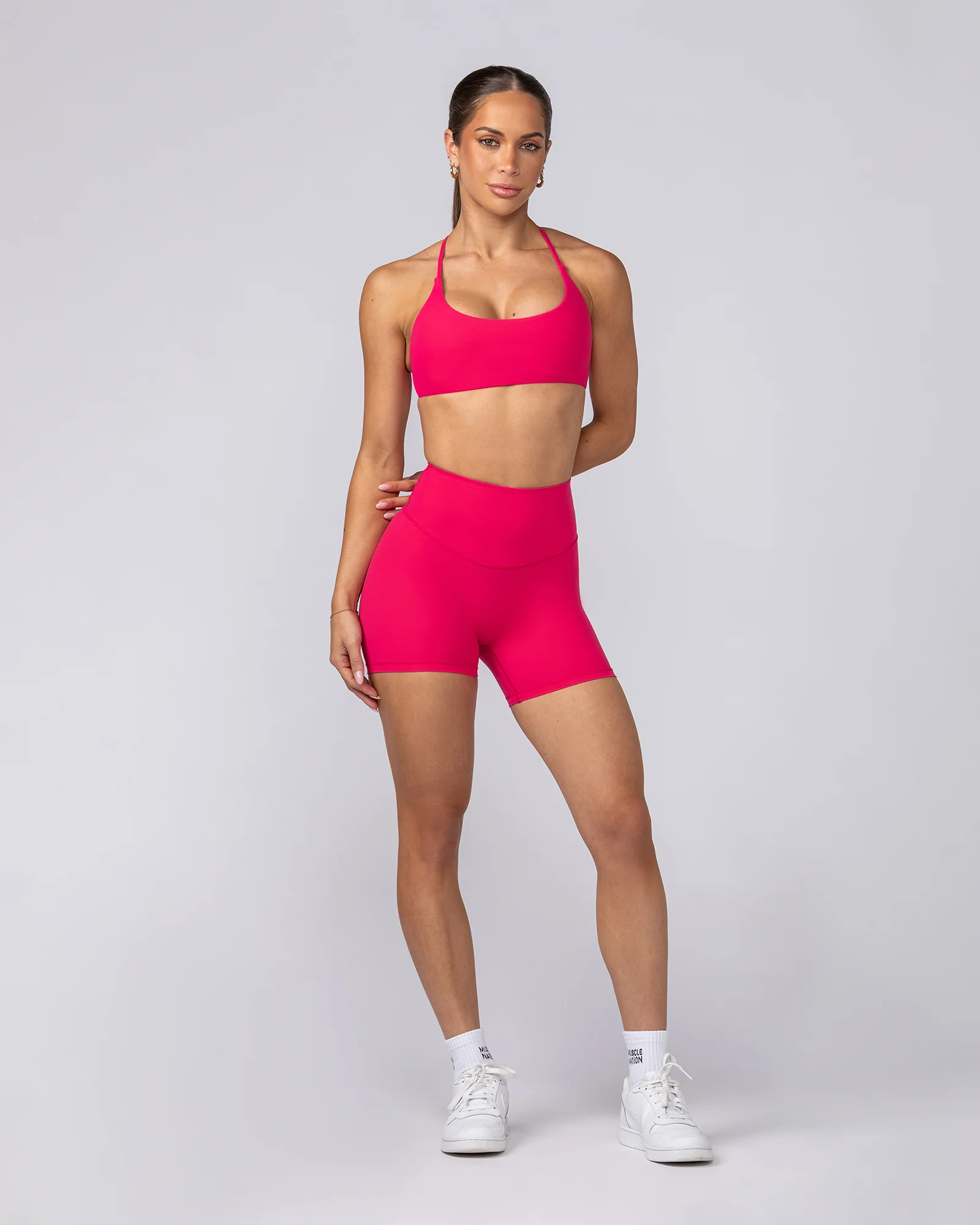 Strike Aura Bralette - Cherry Crimson - Image 5