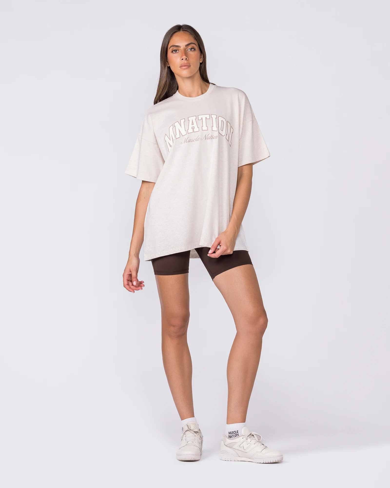 Studio Oversized Tee - Dew Marl - Image 6