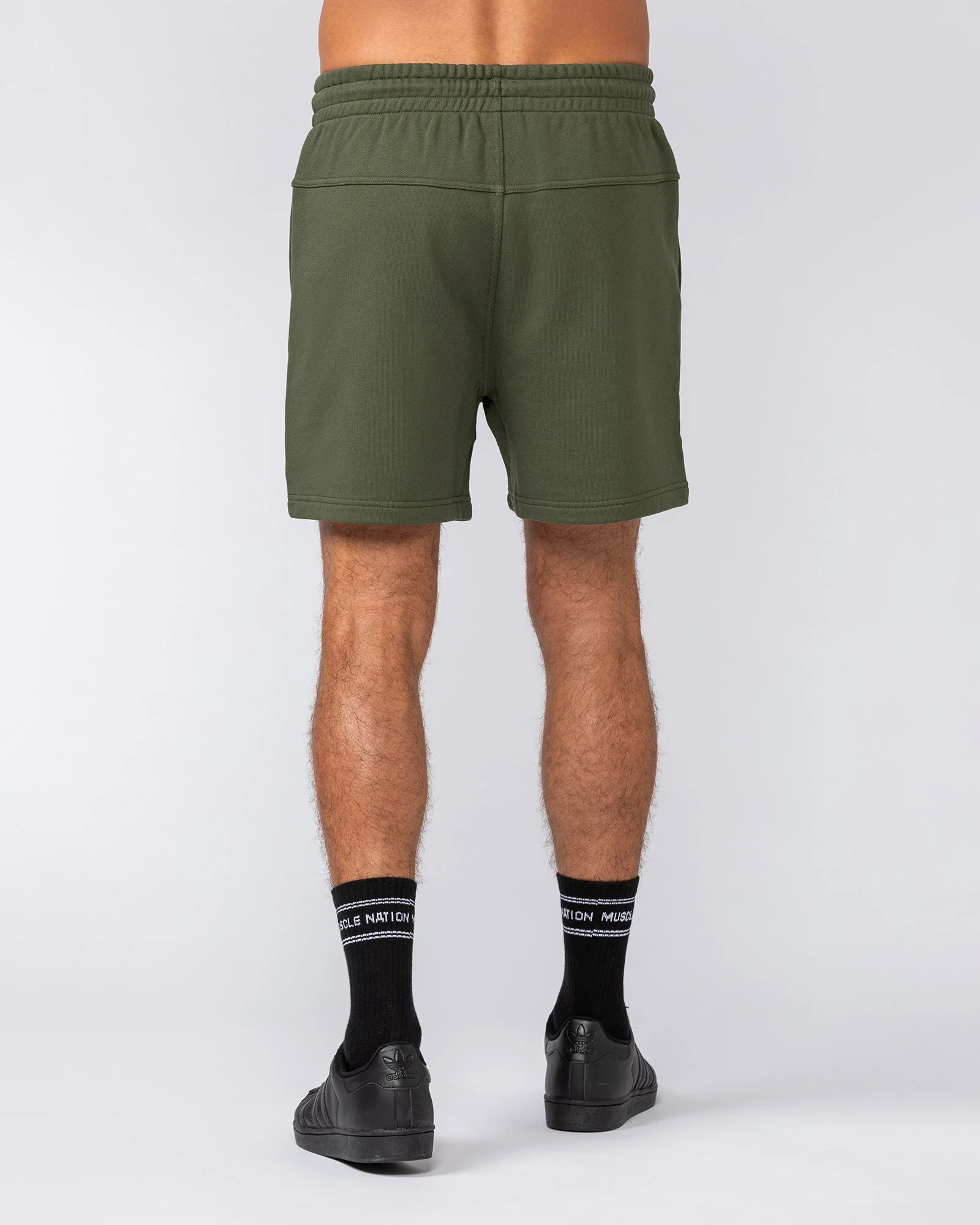 Sweat 5" Shorts - Dark Khaki - Image 2