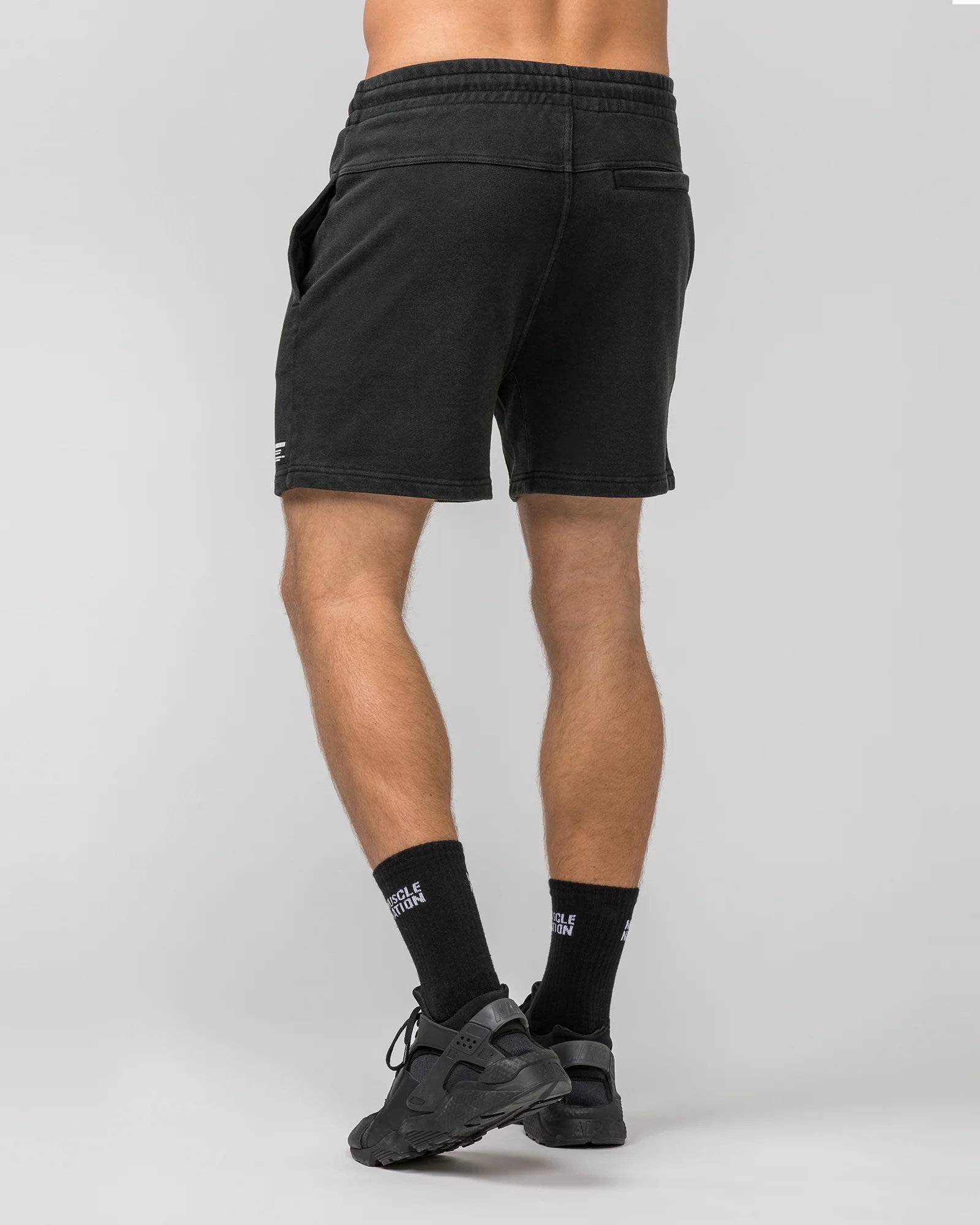 Sweat 5" Shorts - Washed Black - Image 4