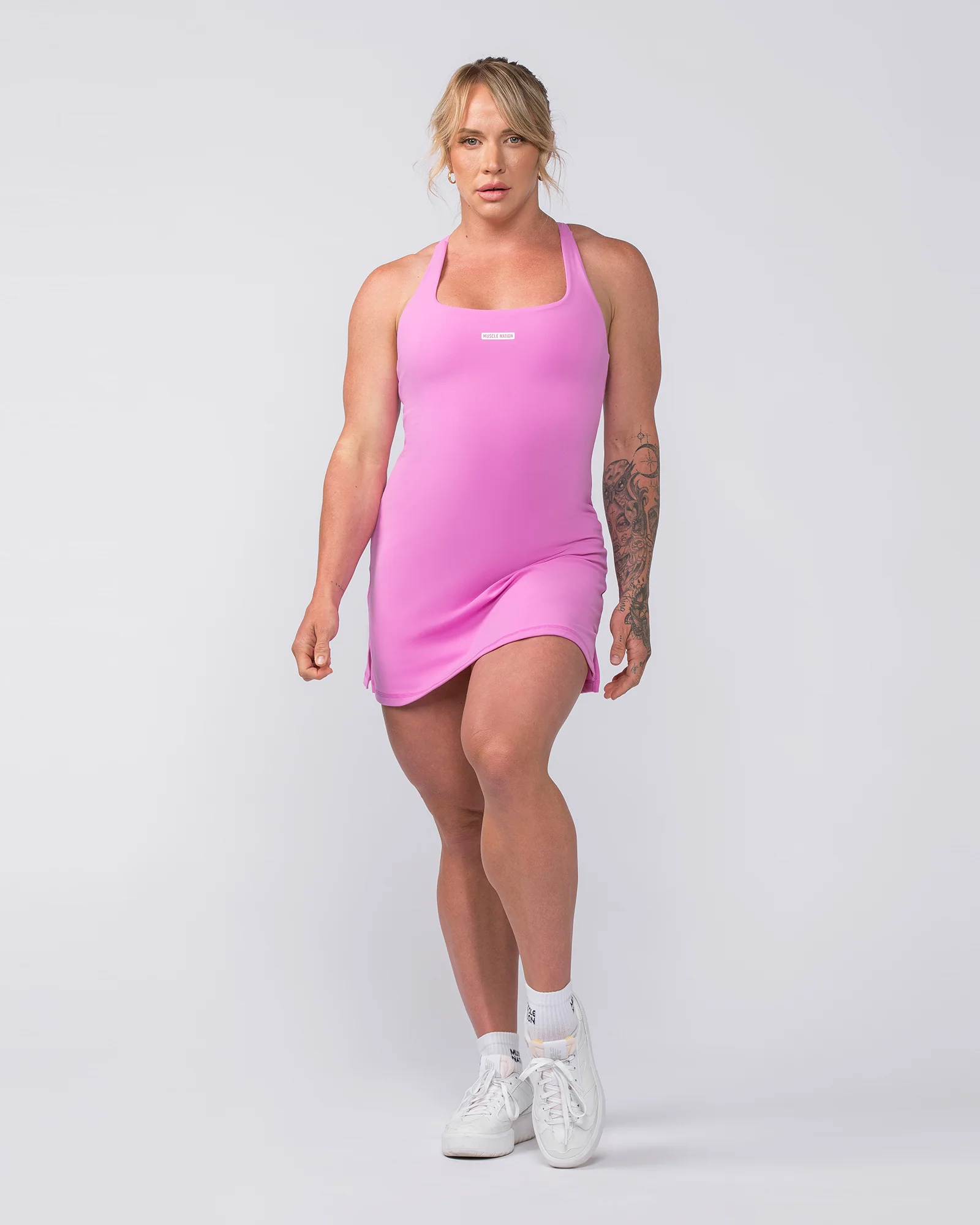MN x Em King Aura Dress - Fondant Pink - Image 7