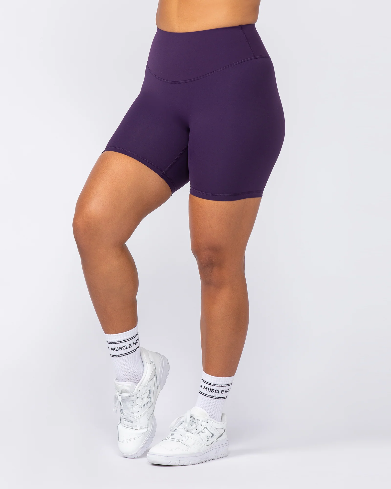 Ultra Aura Bike Shorts - Dark Purple - Image 4
