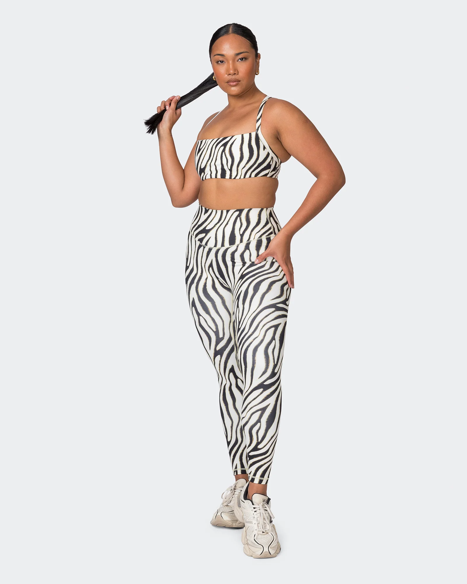 Ultra Everyday Ankle Length Leggings - Zebra Print - Image 8