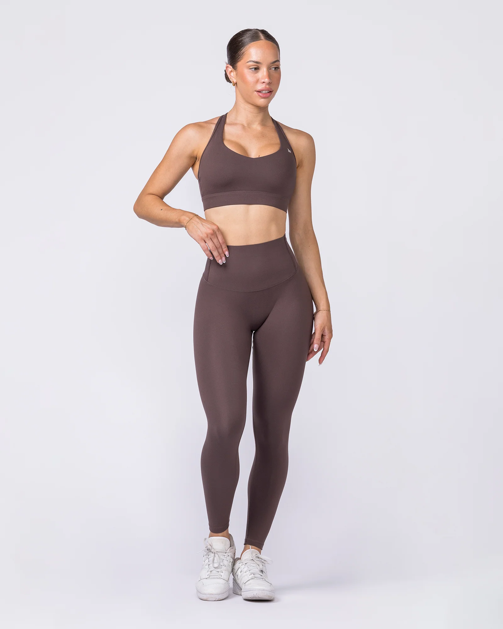 Unrivalled Bare Ankle Length Leggings - Cola - Image 9