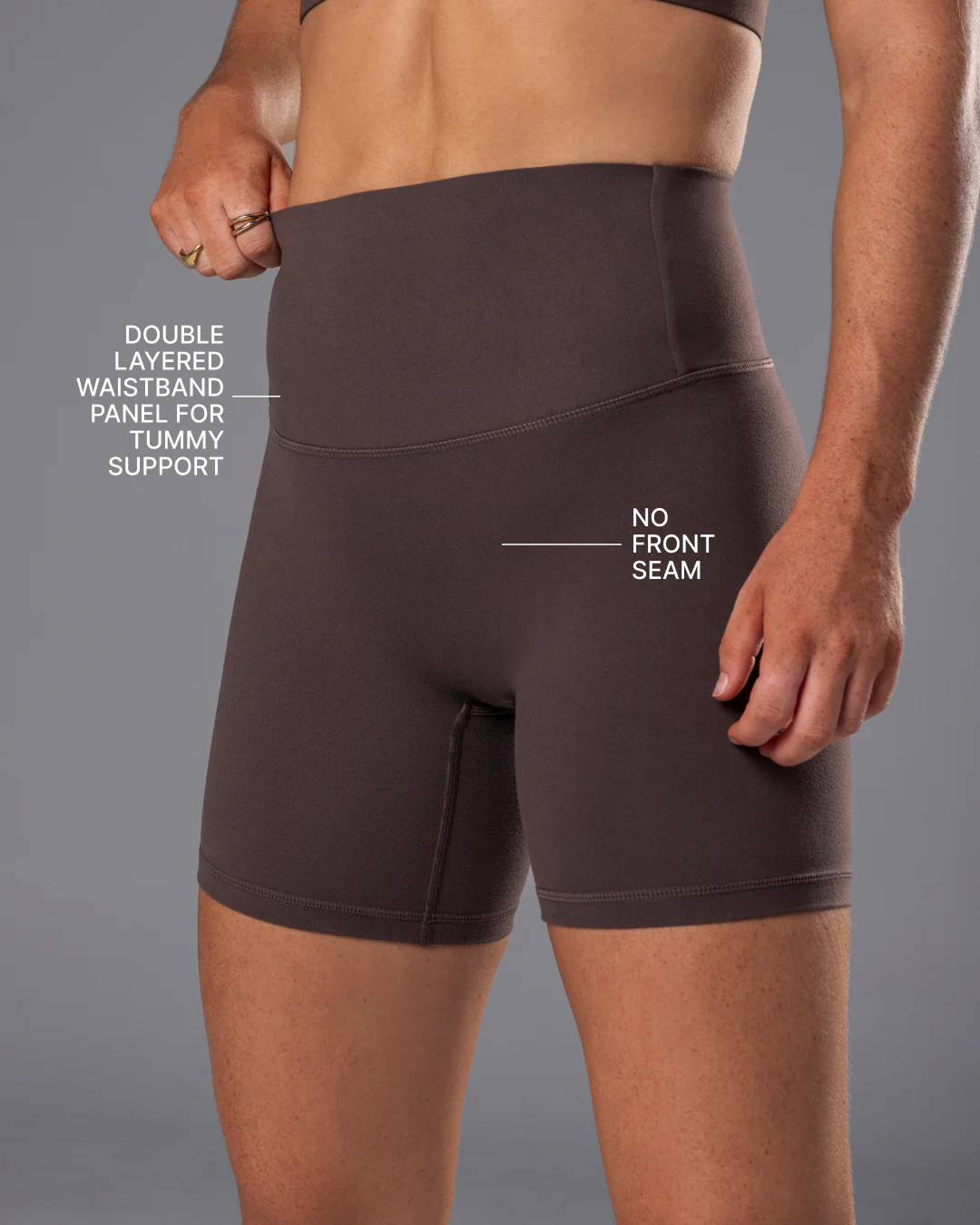 Unrivalled Bare Bike Shorts - Cola - Image 3