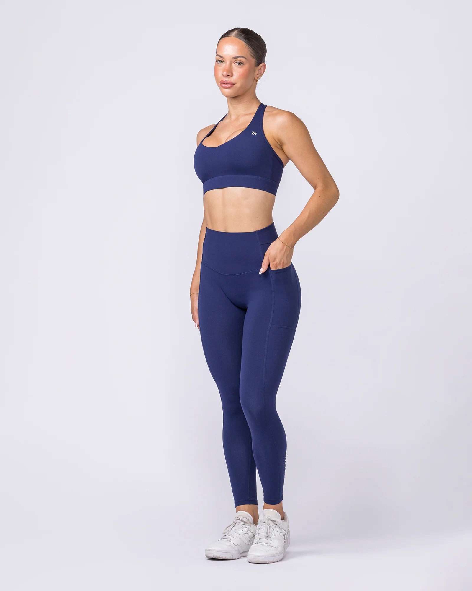 Unrivalled Everyday Pocket Ankle Leggings - Classic Navy - Image 10