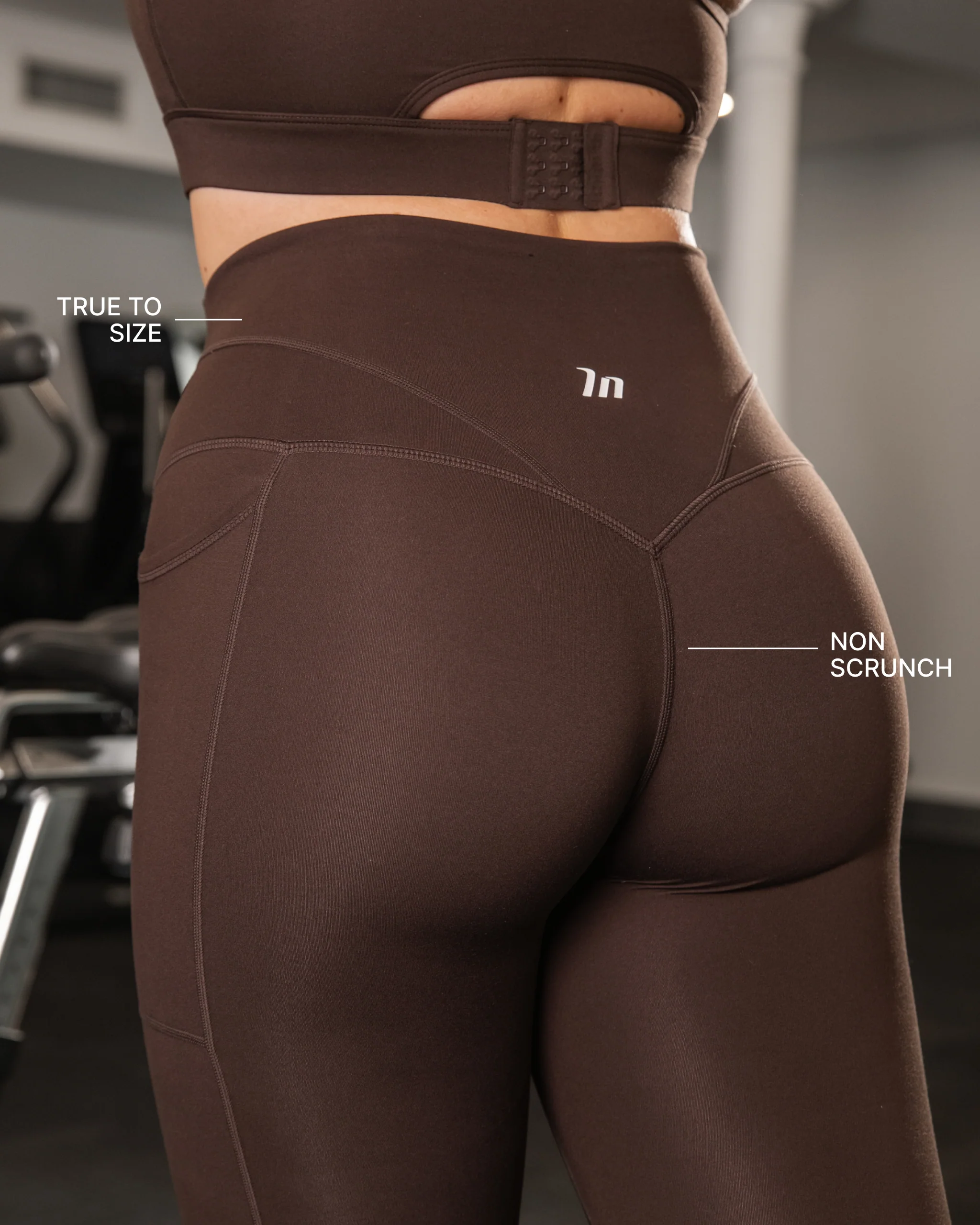 Unrivalled Everyday Pocket Ankle Leggings - Cocoa - Image 9